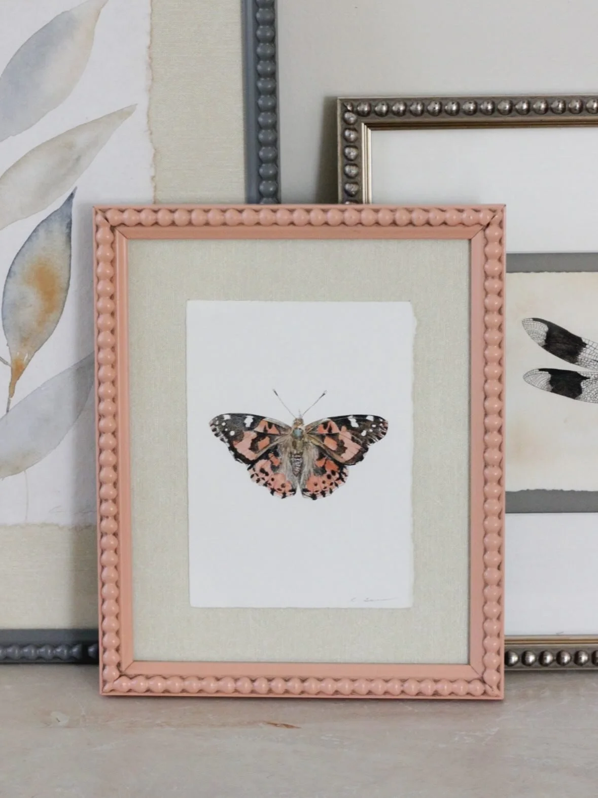 Since plans to paint more butterflies were brutally sabotaged by falling and breaking my shoulder, I&rsquo;m now back with a vengeance to flood your feed with more beauties like this Painted Lady 😂 Swipe to see my new work in progress. The Eastern T