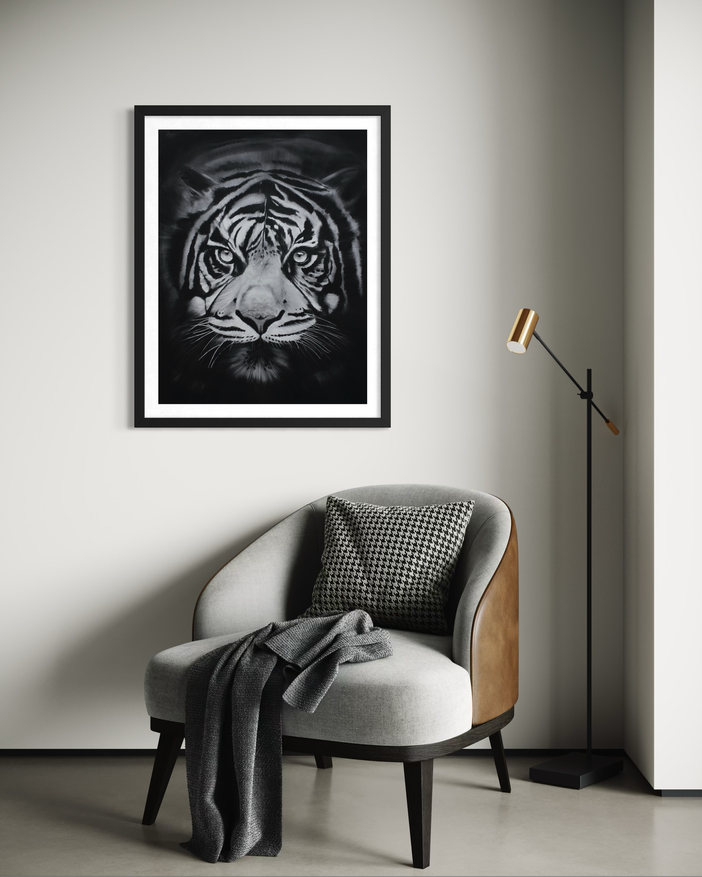 Sumatran Tiger; Untamed Elegance