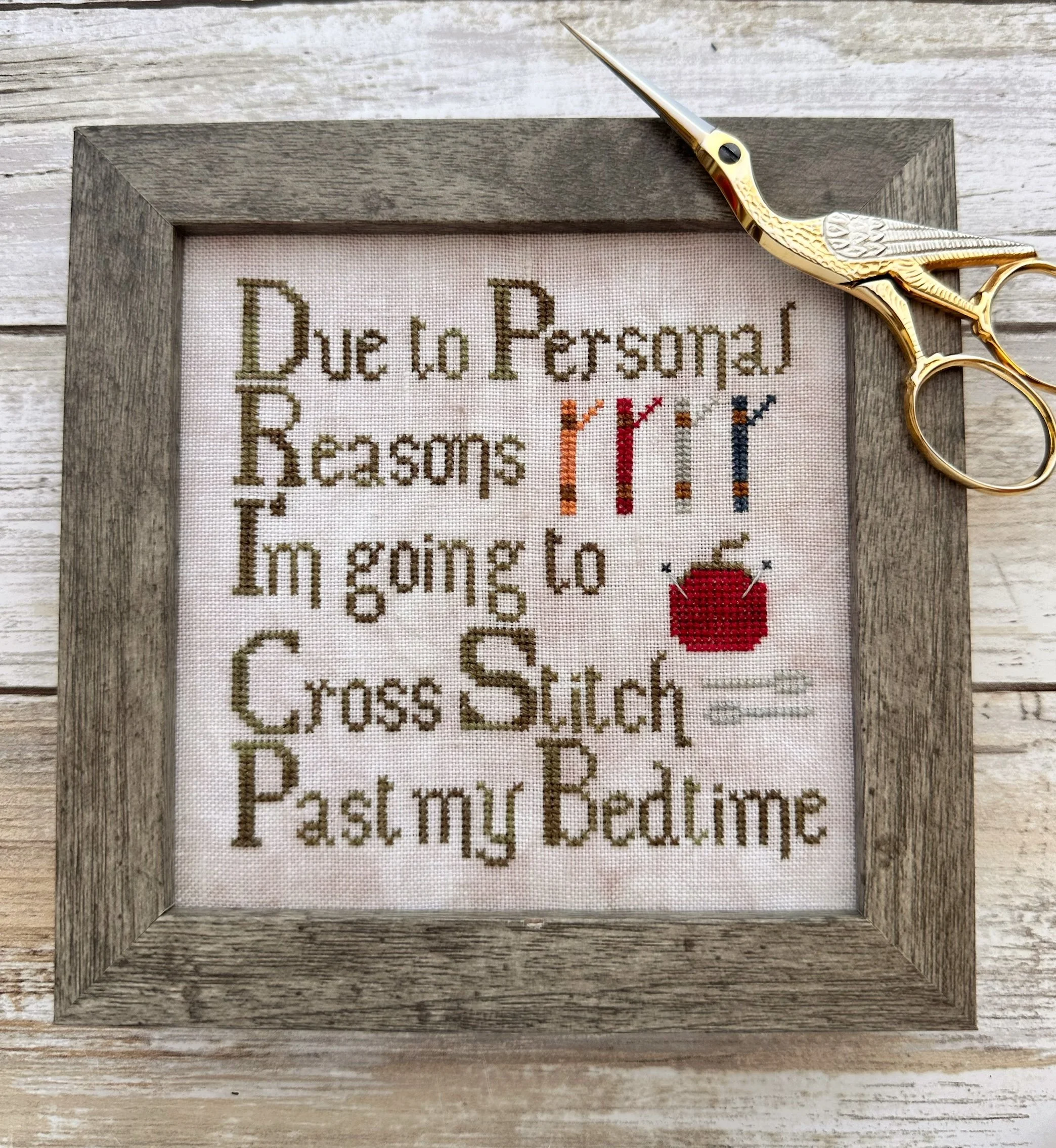 Personal Reasons PDF Chart
