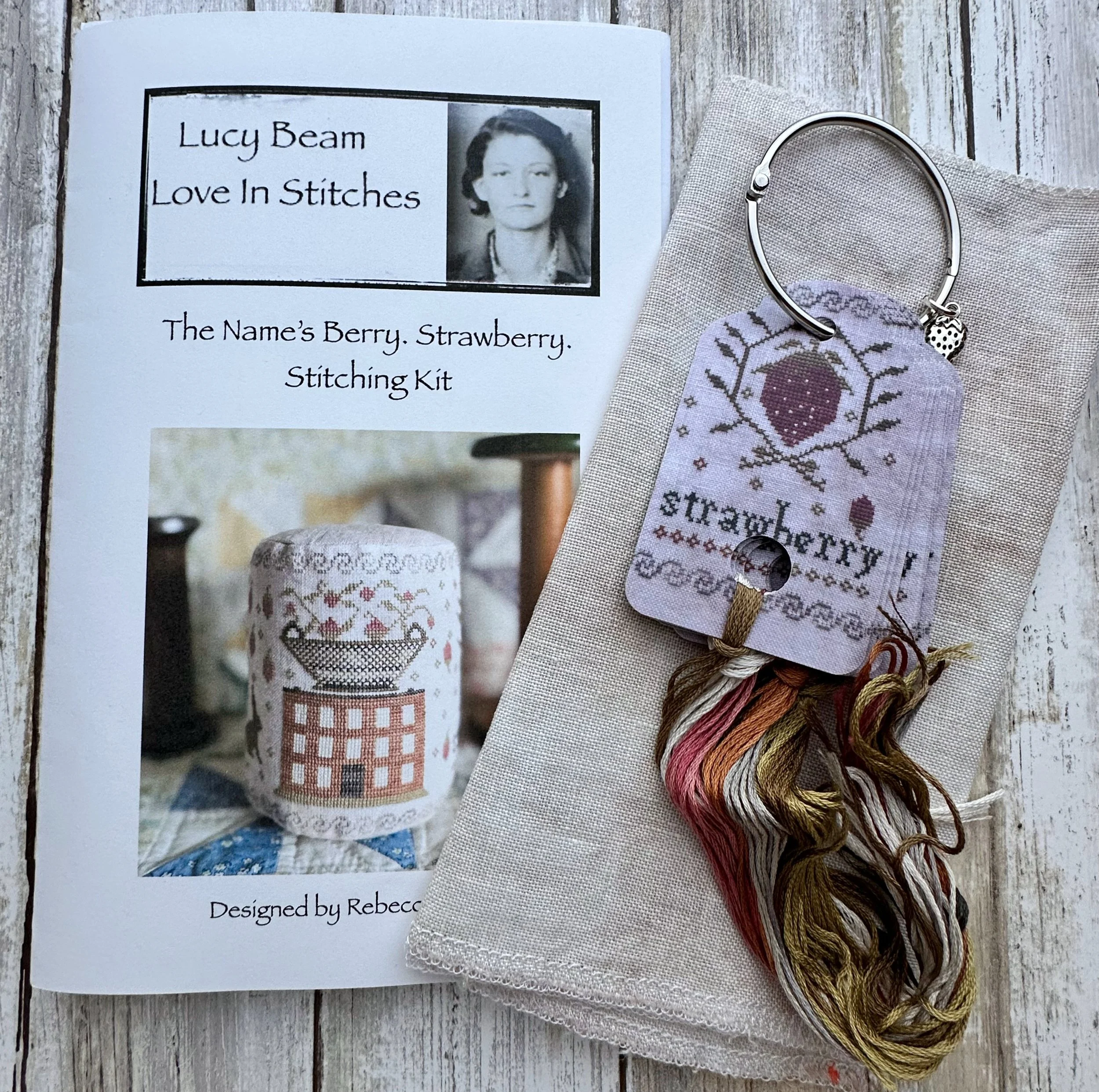 The Name's Berry. Strawberry Stitching Kit