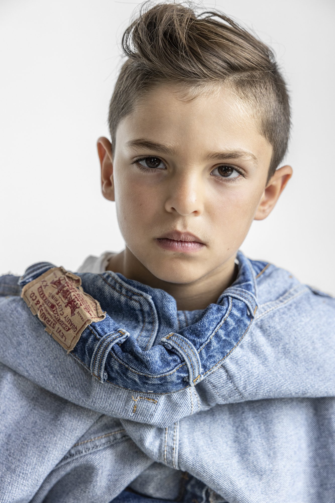 #portraitseries using my Dad's jeans