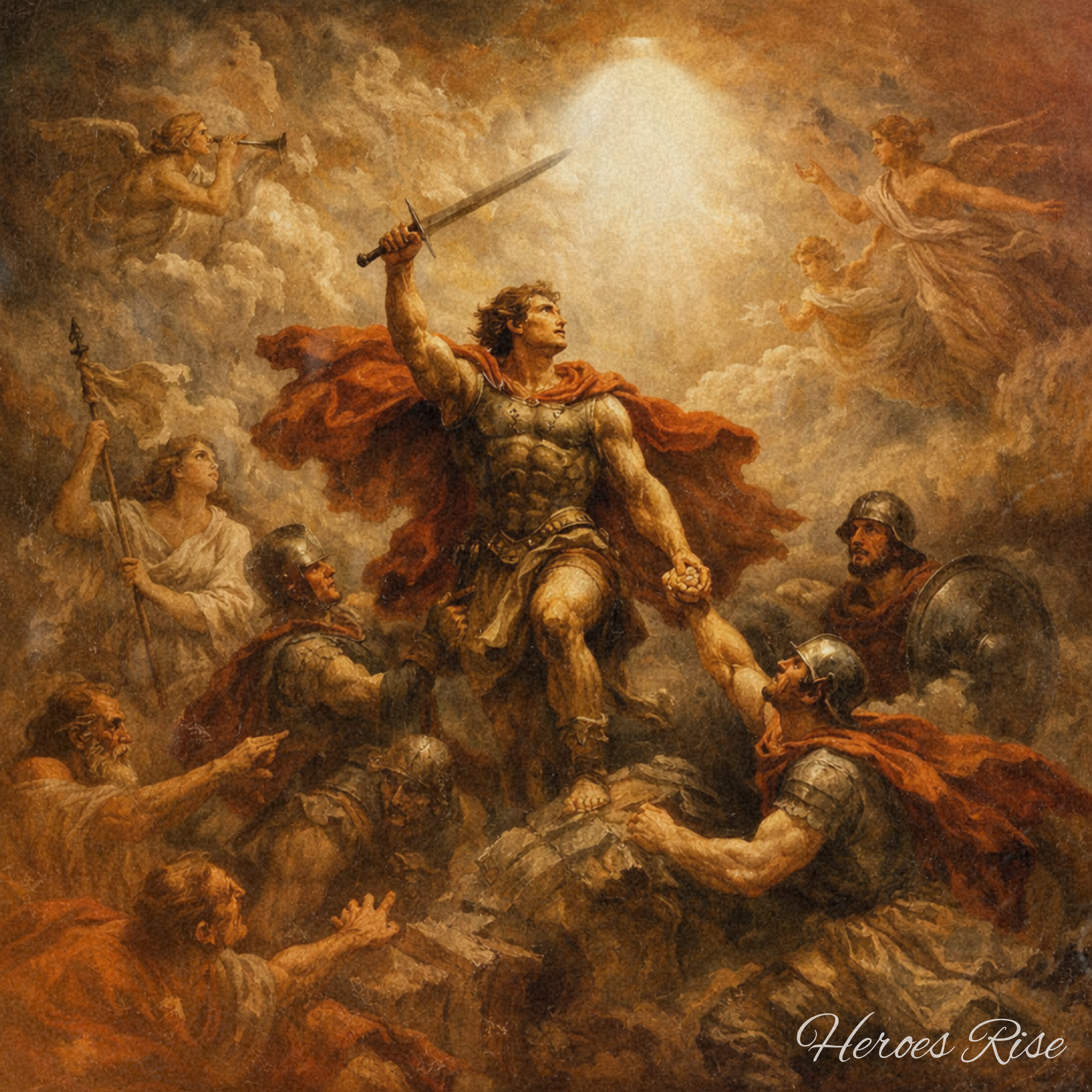 A epic and heroic piece of music to inspire hope, resilience, and strength.