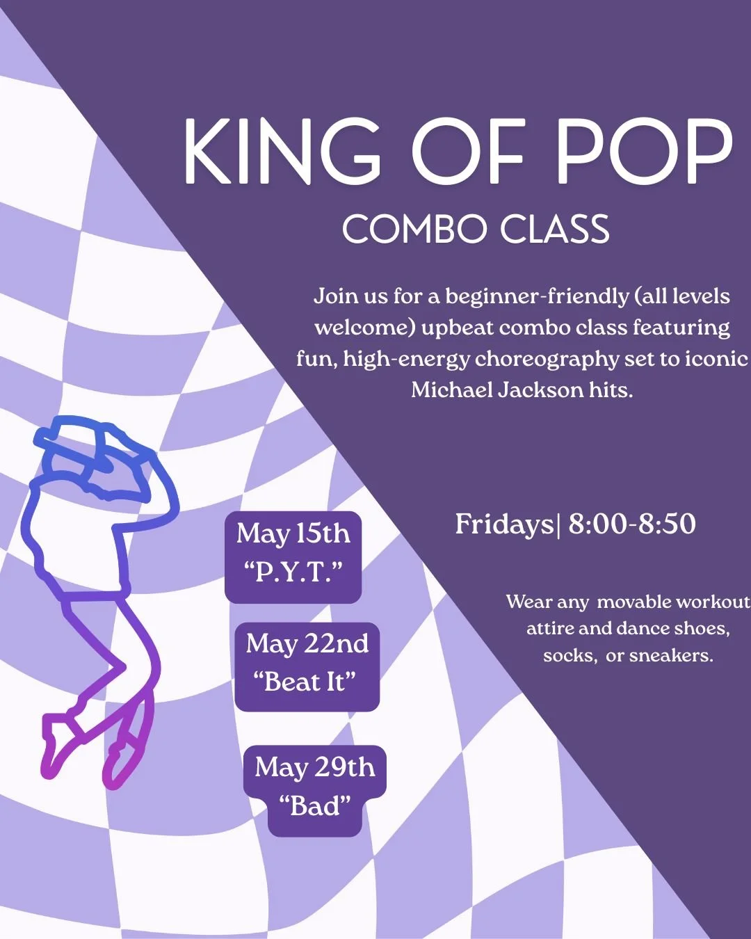 King of Pop Combo Dance Class for Adults