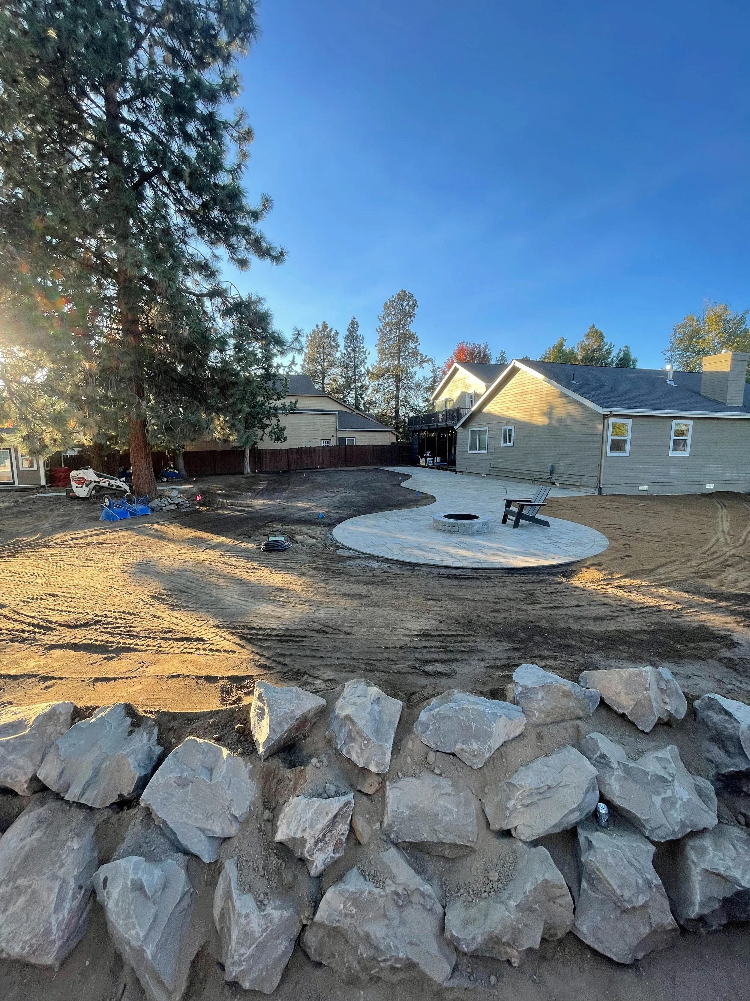 Custom fireplace, Bend OR