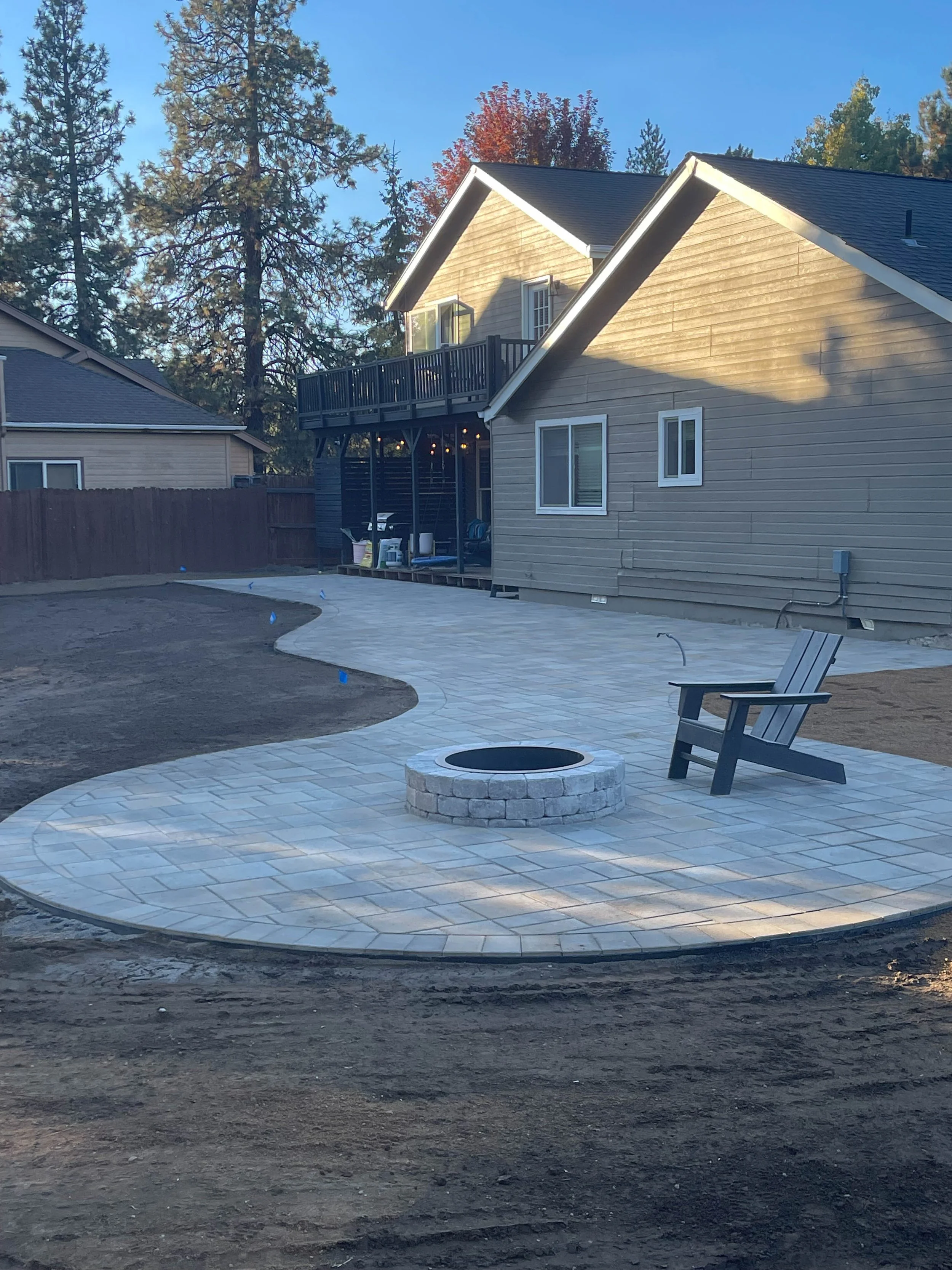 Custom fireplace circle ring, Bend OR