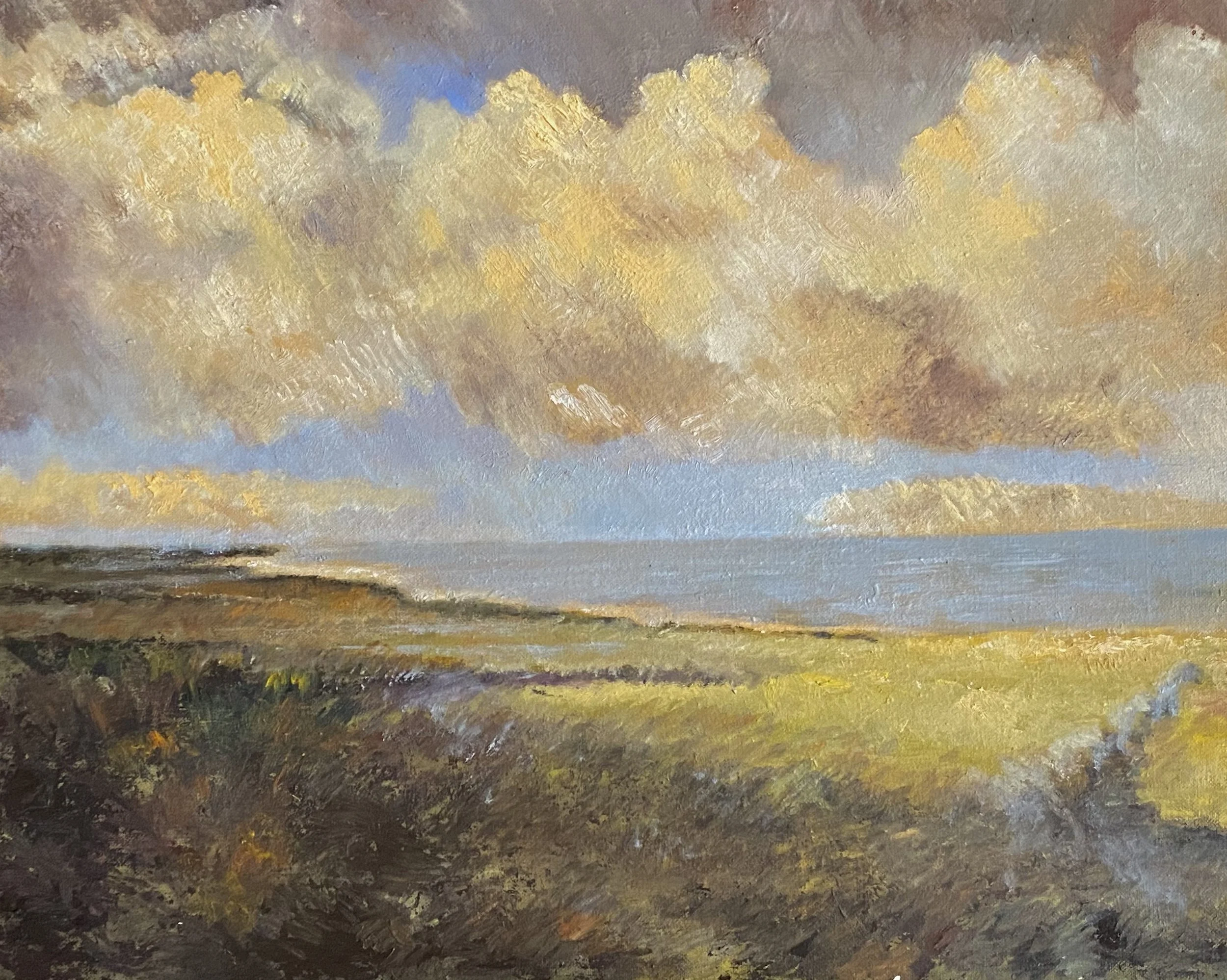 Fanore Beach, Co. Clare, Ireland (16x20 on panel), $600