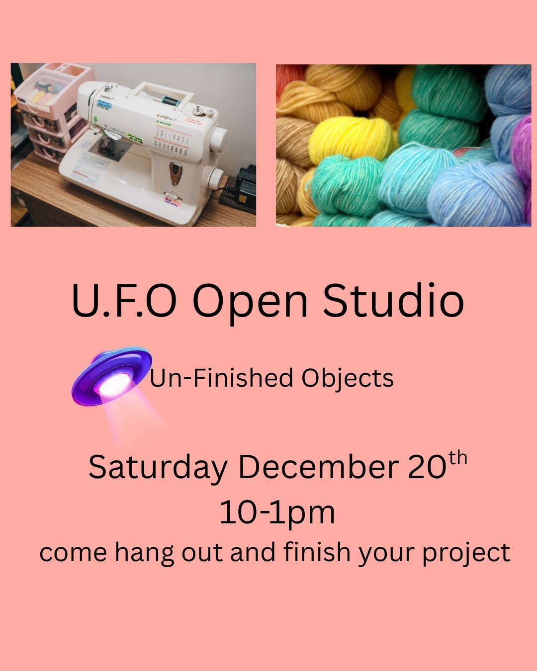 Open Studio Saturday 
More info link in bio