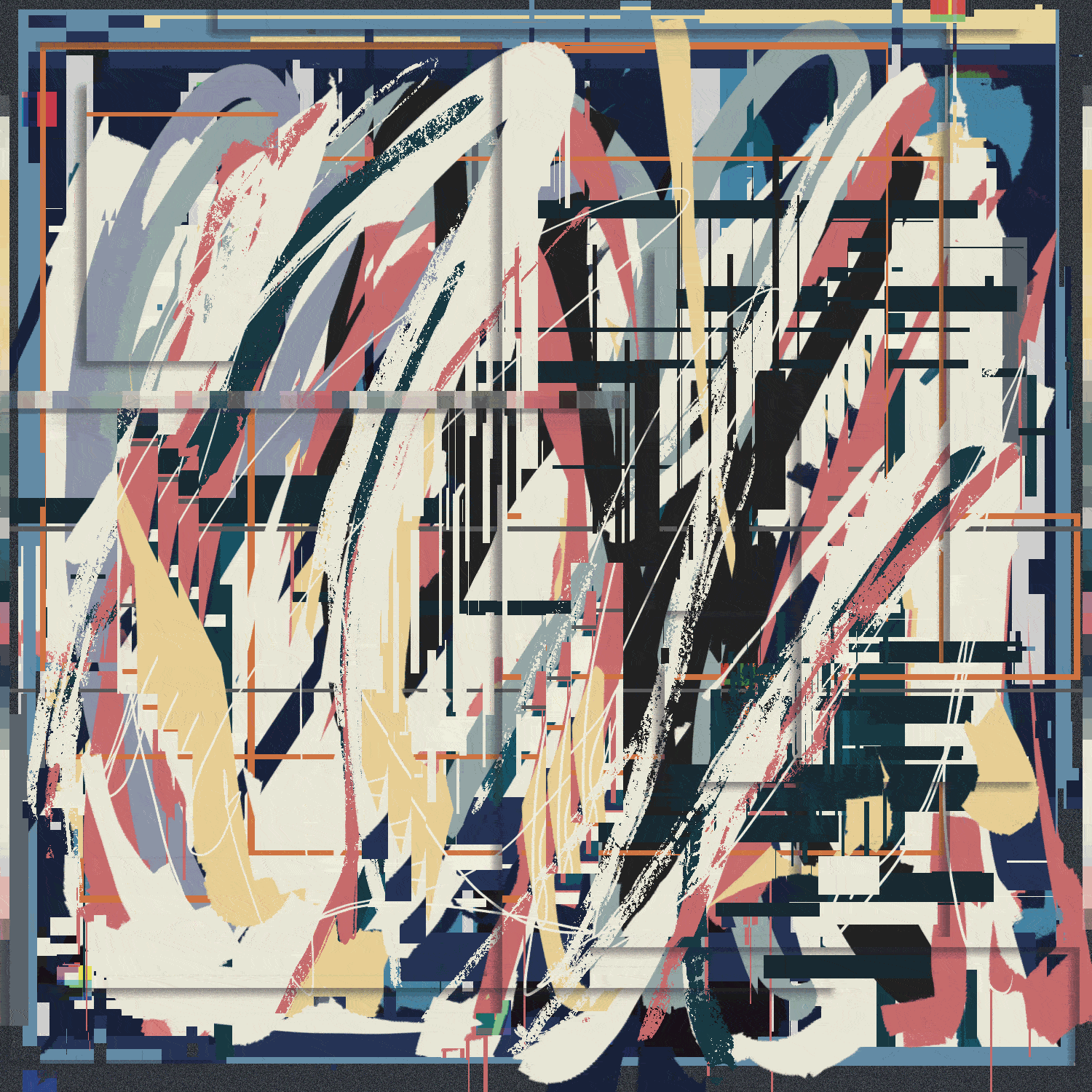 Abstract Digital Glitch GIF / crypto art / NFT / web3