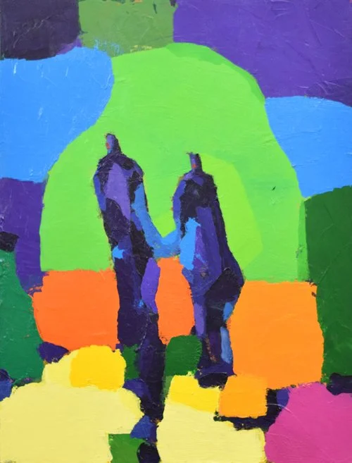 DSC_0226, 18x24 inches, acrylic on board, 2025