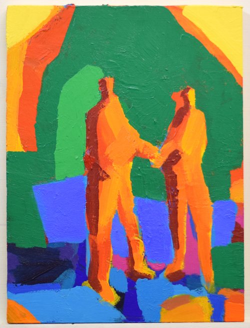 DSC_0213, 9x12 inches, acrylic on board, 2025