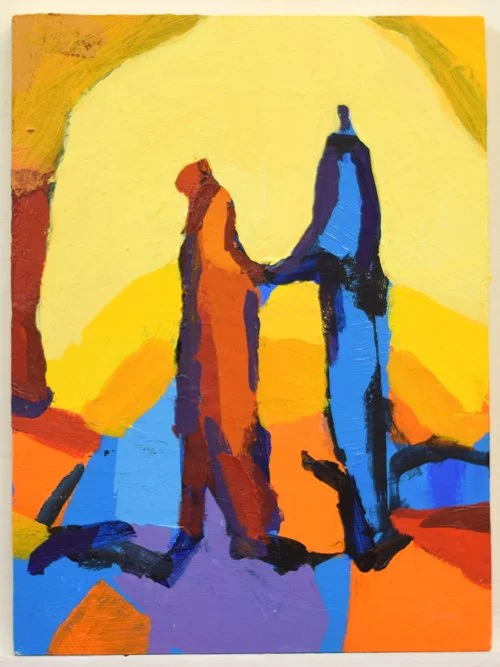 DSC_0212, 9x12 inches, acrylic on board, 2025