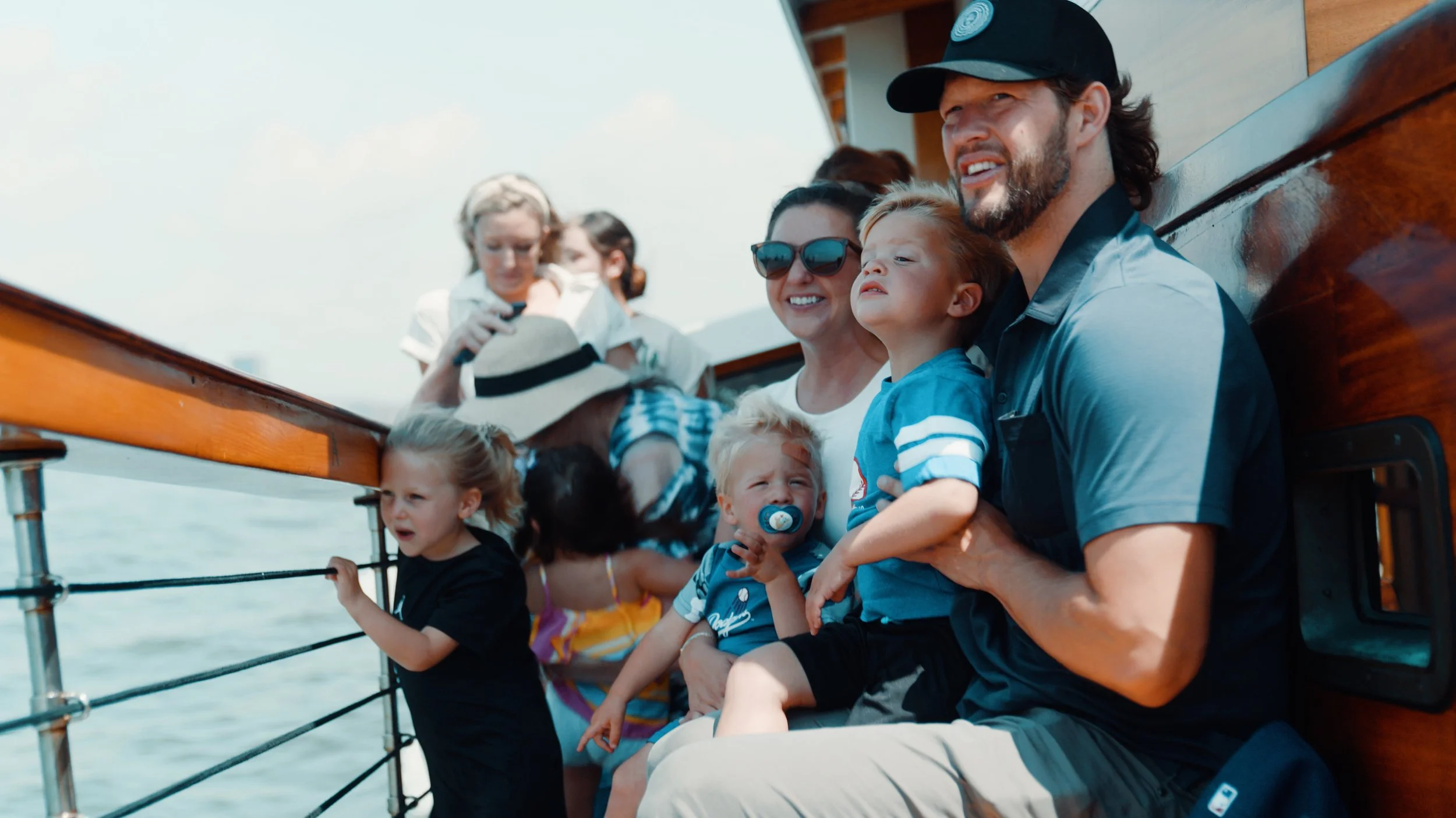 Kershaws visit Statue of Liberty