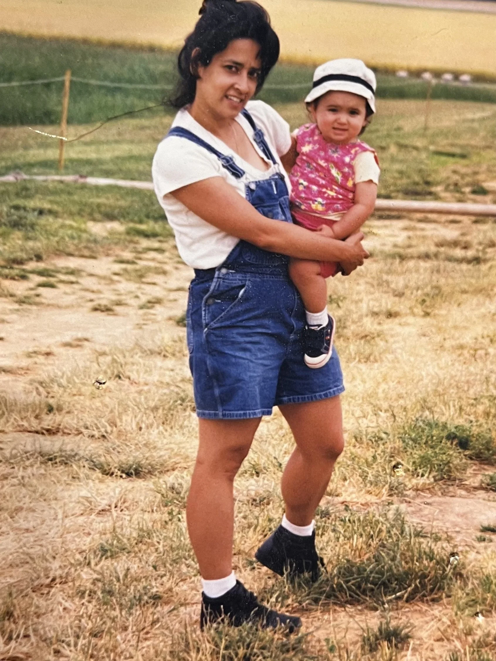 Cynthia with her dauther