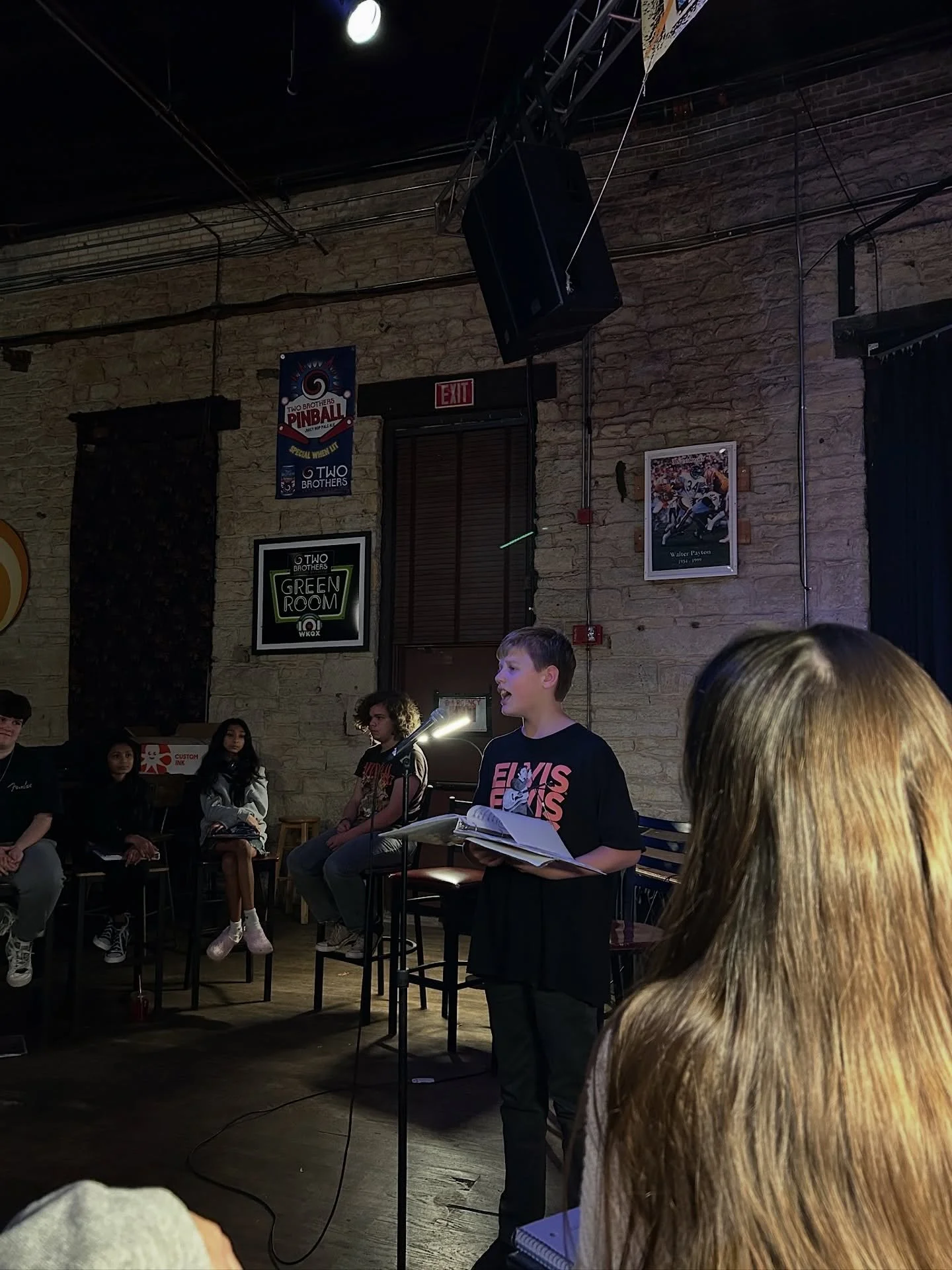 Let’s talk about change! The Harvest Moon performers circled up and discussed how the setlist involves many types of changes that life can throw at us. Thanks to Andrew, Rowan, and Kirsten for leading such an important discussion to help our pe