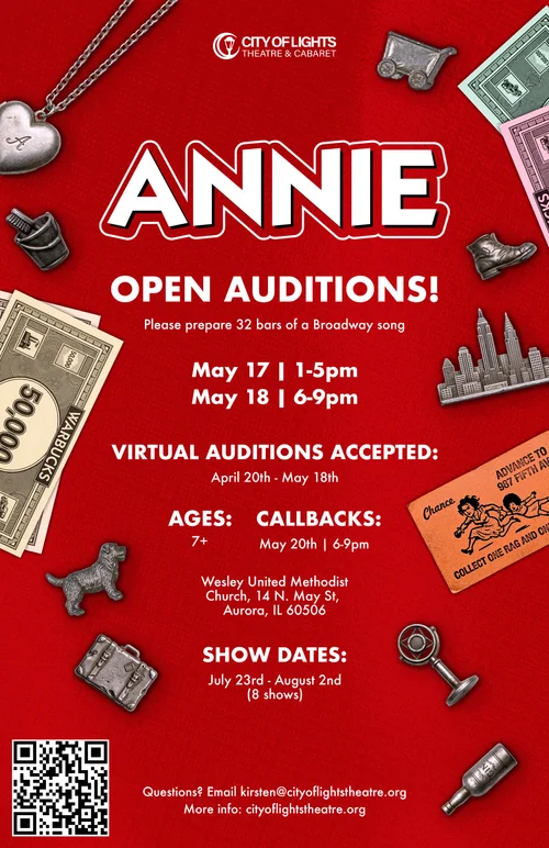 Annie Auditions — City of Lights Theatre and Cabaret
