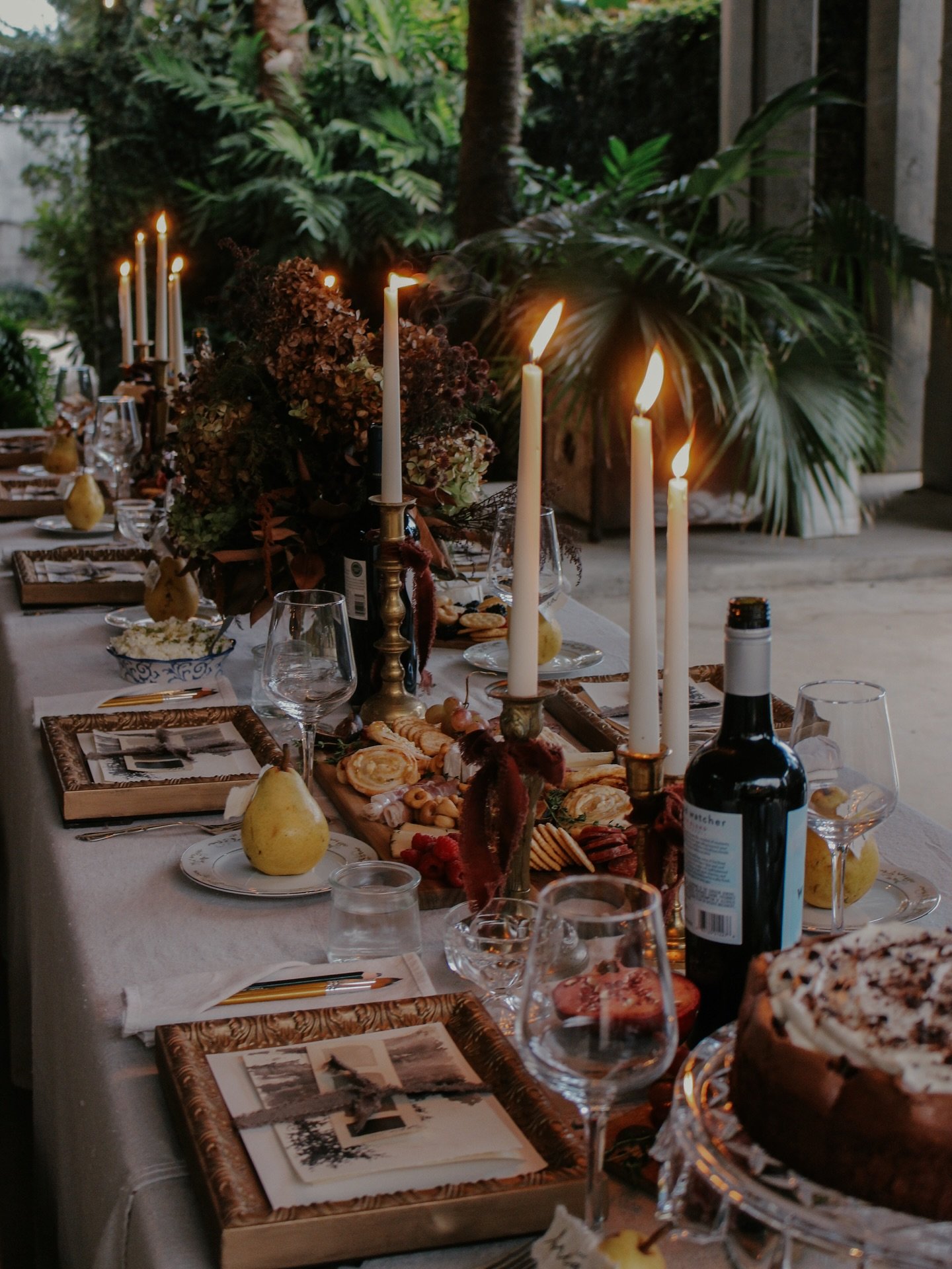 One year ago I hosted one of my favorite gatherings, &ldquo;The Essence of Autumn&rdquo;, along with one of my dearest friends @birdsandbobbles and it was truly one of the most special nights. I so look forward to more gatherings like things&mdash;th