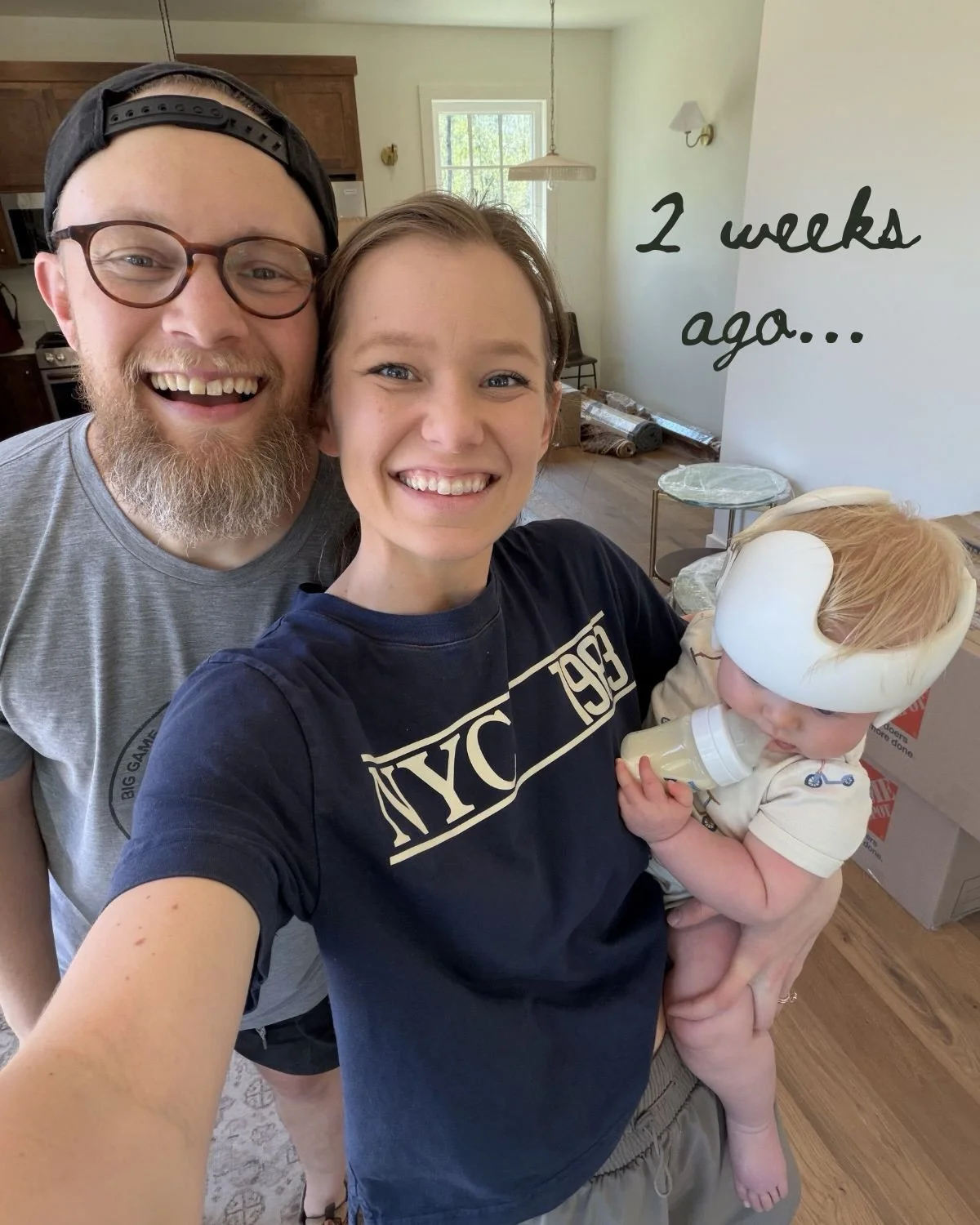 Life update: WE MOVED INTO OUR HOME!!!!!!! Beyond excited to be home. To be settled. Every moment in our home has been so special, but there was something extra special and so holy about those first few days of living in the home we built. The awaren
