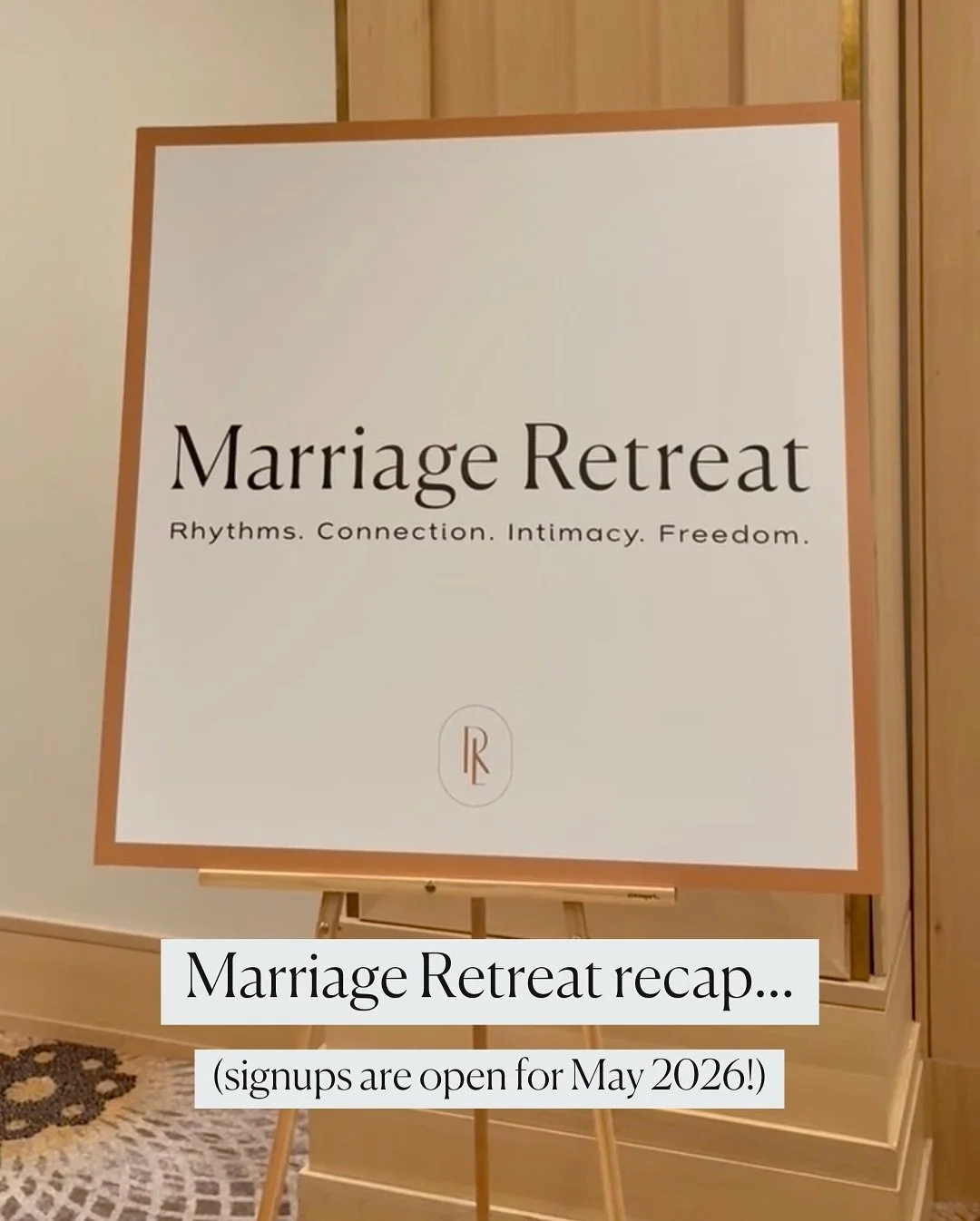 Last week @gabelyons and I had the honor of gathering with couples from all over the country&mdash;each arriving with their own stories, challenges, hopes, and prayers&mdash;and watching God breathe fresh life into their marriages.
&nbsp;
We talked h