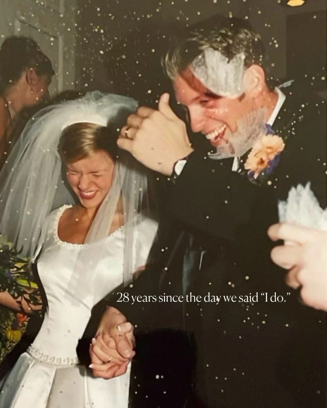28 years since the day we said &ldquo;I do.&rdquo; I still love the entire range of emotions with you.

You keep me dreaming and laughing in the highs, and feeling seen and known in the lows. Here&rsquo;s to continued empathy, grace, healing, and fun