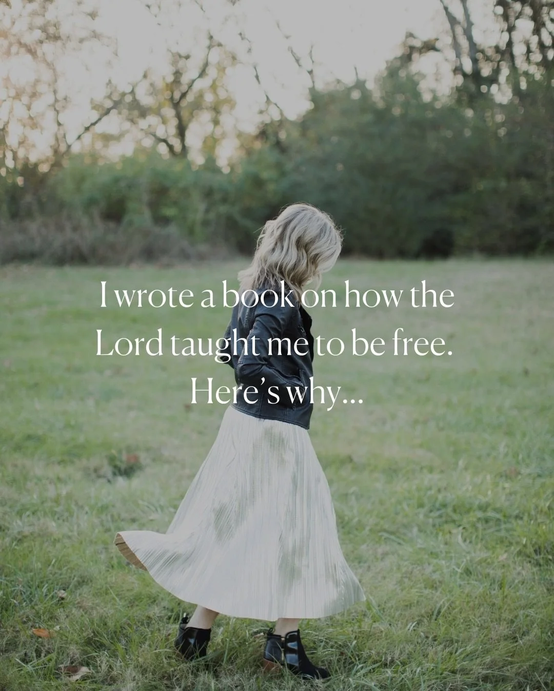 I wrote a book on how the Lord taught me to be free. It launched 9 years ago today. 💛

All my life I&rsquo;ve run the hamster wheel of achievement and acceptance; a headstrong, Type-A control freak, looking for love.

As a child, I earned love by wo
