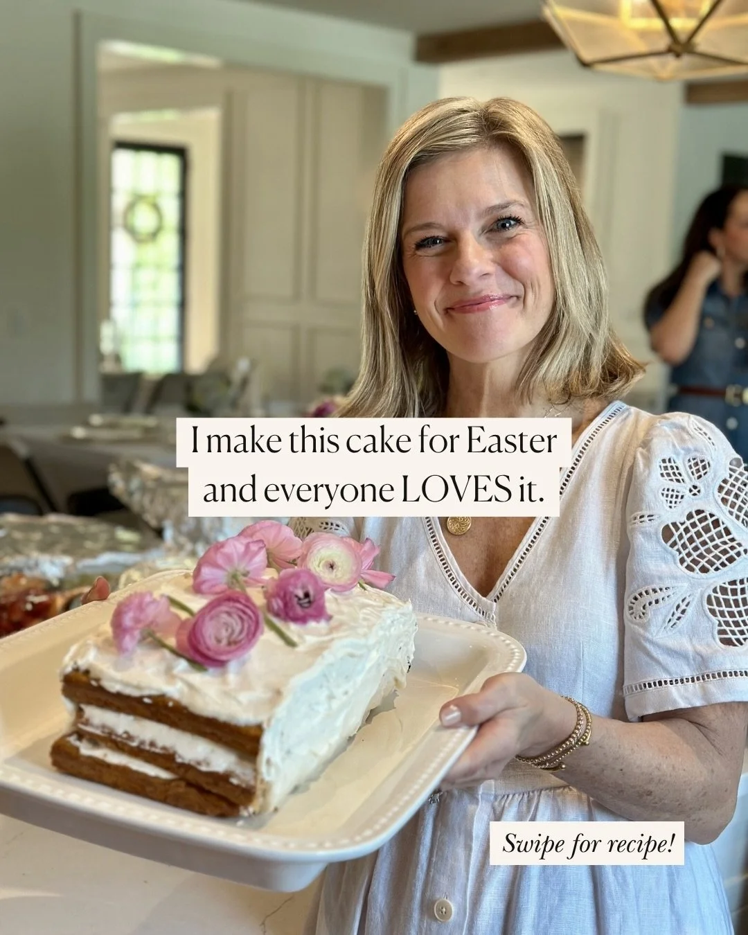 Instructions for my fav Easter recipe 👇

Preheat the oven to 350&deg;F. Grease a 13 &times; 18-inch rimmed baking sheet and line it with parchment paper, leaving a 1-inch overhang on the two long sides. Lightly grease the parchment paper.

Make the 