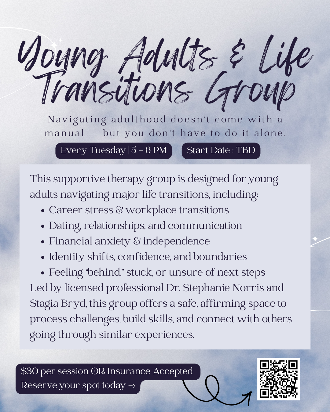 Young Adult Therapy Group