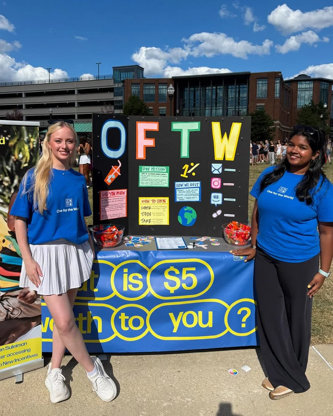 This is what giving effectively looks like. 💪
 A table, a few conversations, and a whole lot of impact in the making.
 Proud of @oftwohiostate leading the 1% movement at @theohiostateuniversity! 🌍✨

Join the 1% Pledge at 1fortheworld.org. 🌍

#OneF
