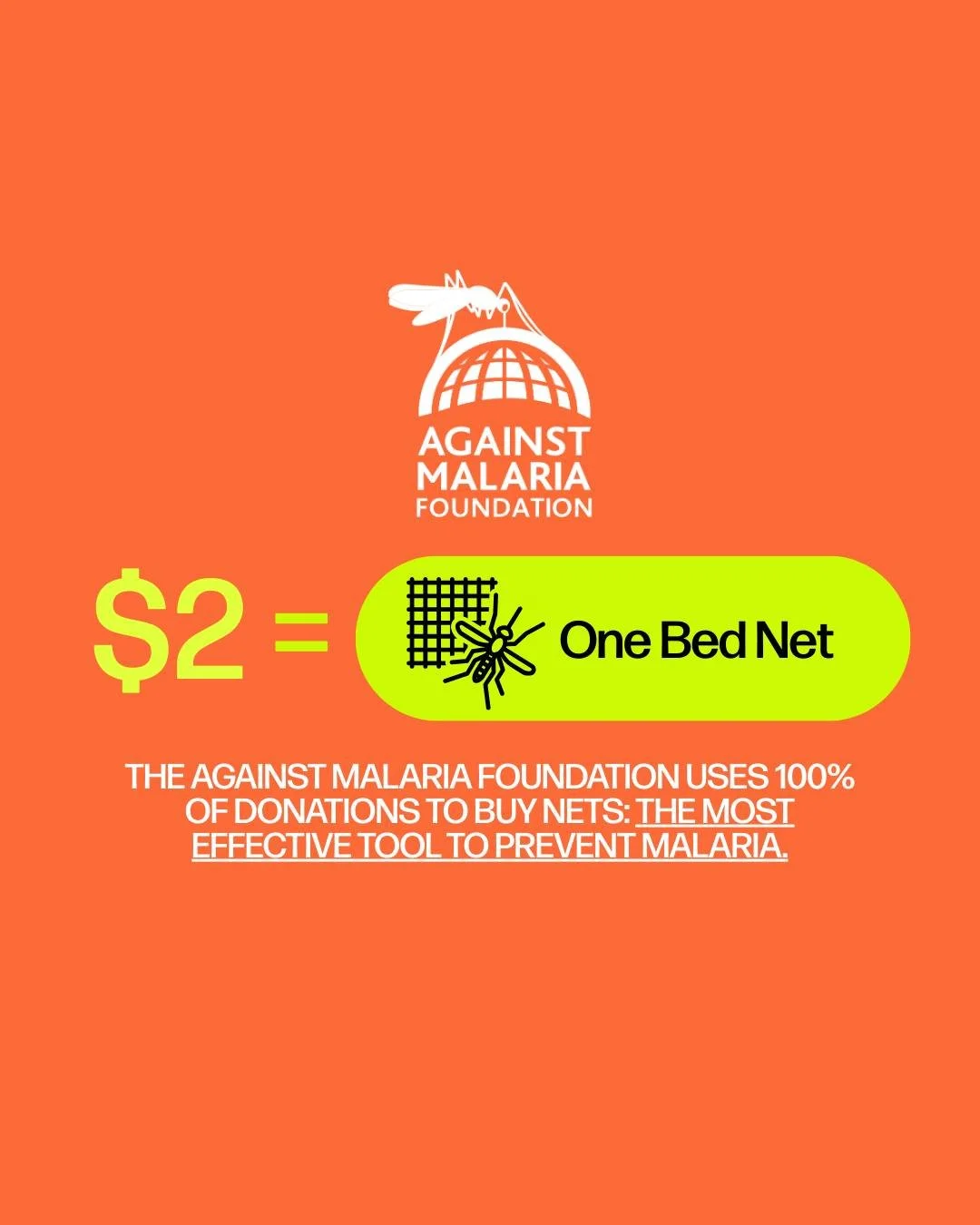 Next Tuesday, your kindness doubles! 💥

A US$2 net can protect a child from malaria, and at Double Impact Night every dollar doubles and goes straight to making that protection real. 

And here&rsquo;s the fun part 👀👇

✨ We have a $10,000 MATCH fr