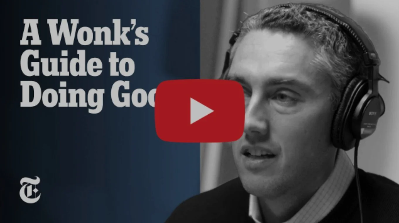 Effective Giving Shout-Out on The Ezra Klein Show

GiveWell Co-Founder and CEO Elie Hassenfeld joined Ezra Klein to unpack how GiveWell evaluates charities and why cost-effectiveness is central to doing the most good. A thoughtful conversation on tur