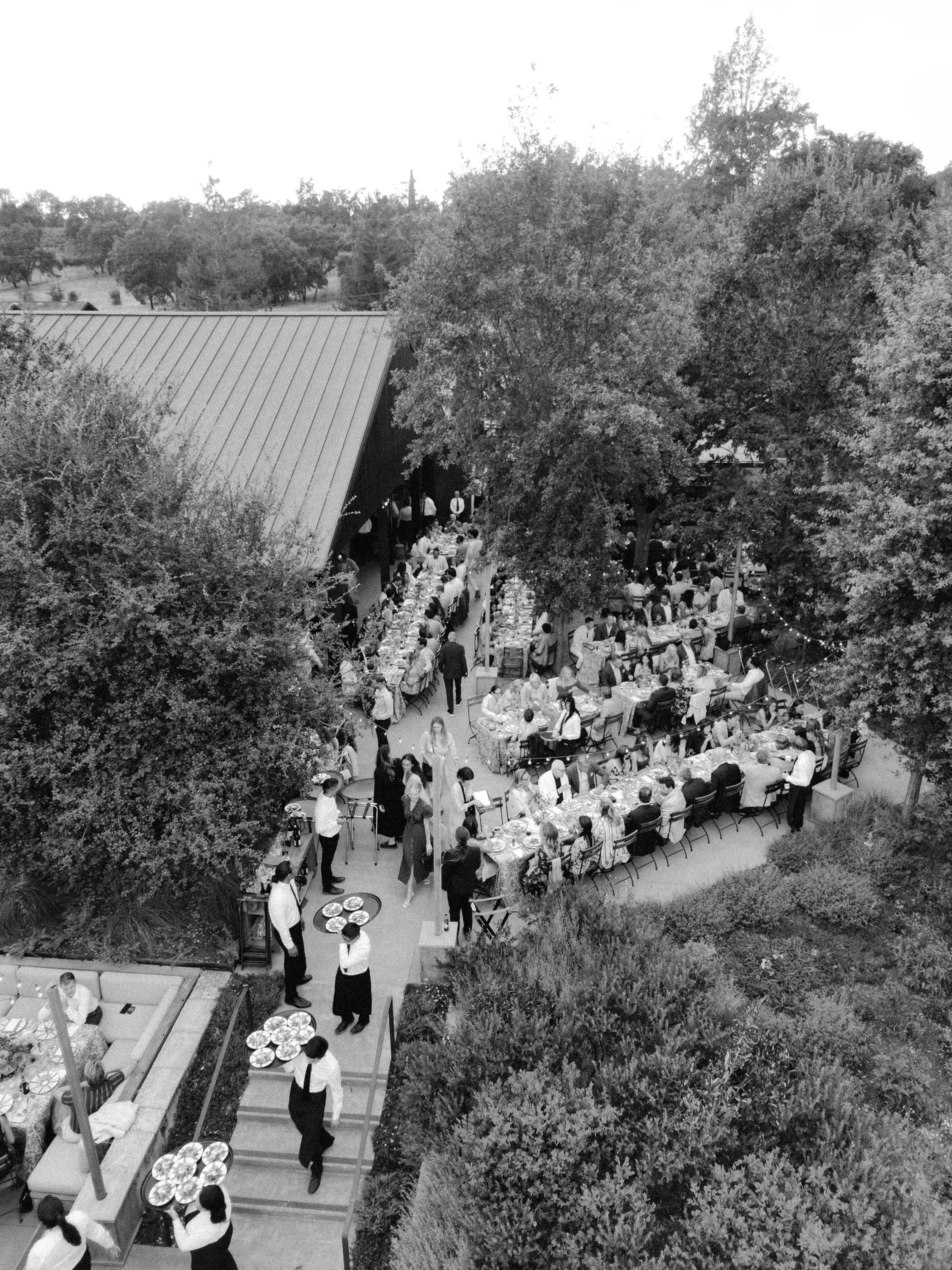 Flowers Winery outdoor welcome dinner party.jpg