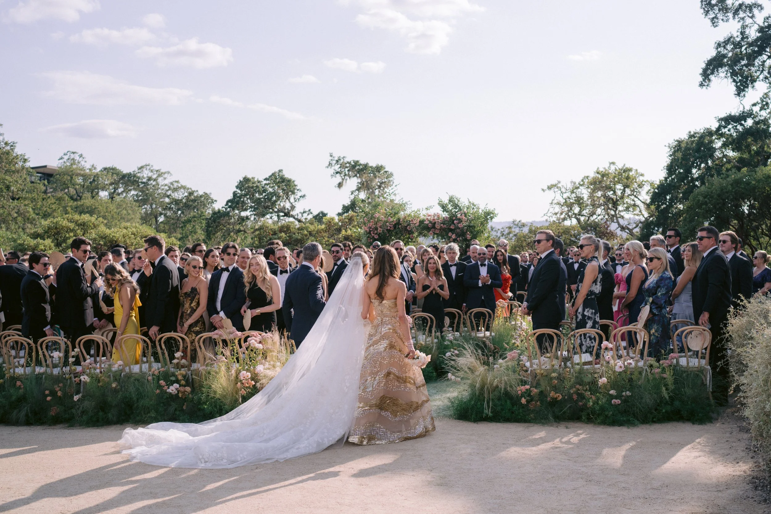 montage-healdsburg-wedding-bridal-party-pathway-walk.jpg