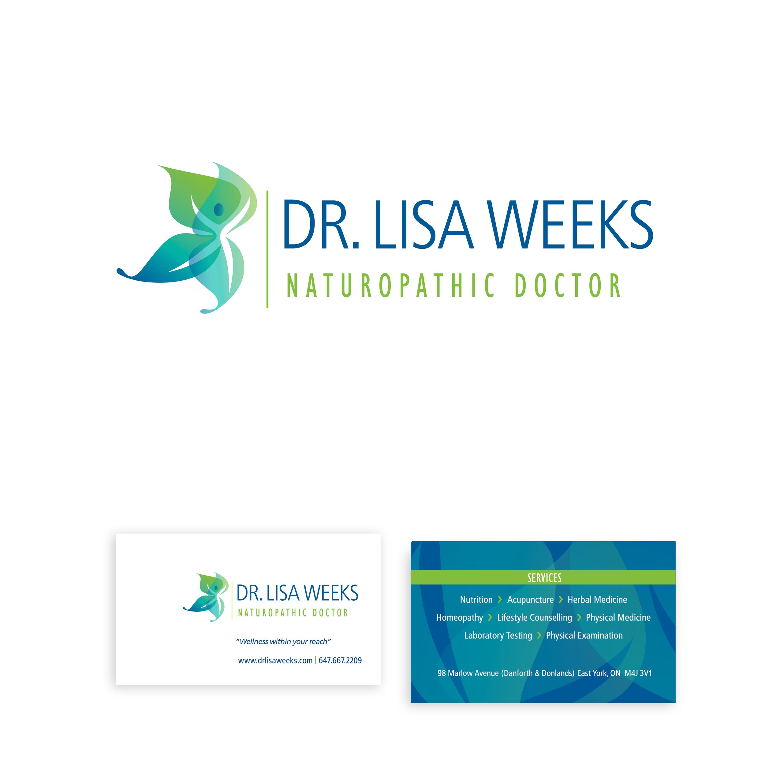 Logo & business card design for Lisa Weeks