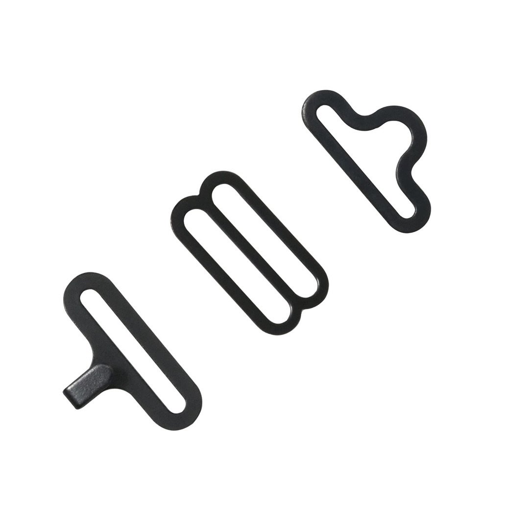 Metal Bow Tie Hardware Clip Set
