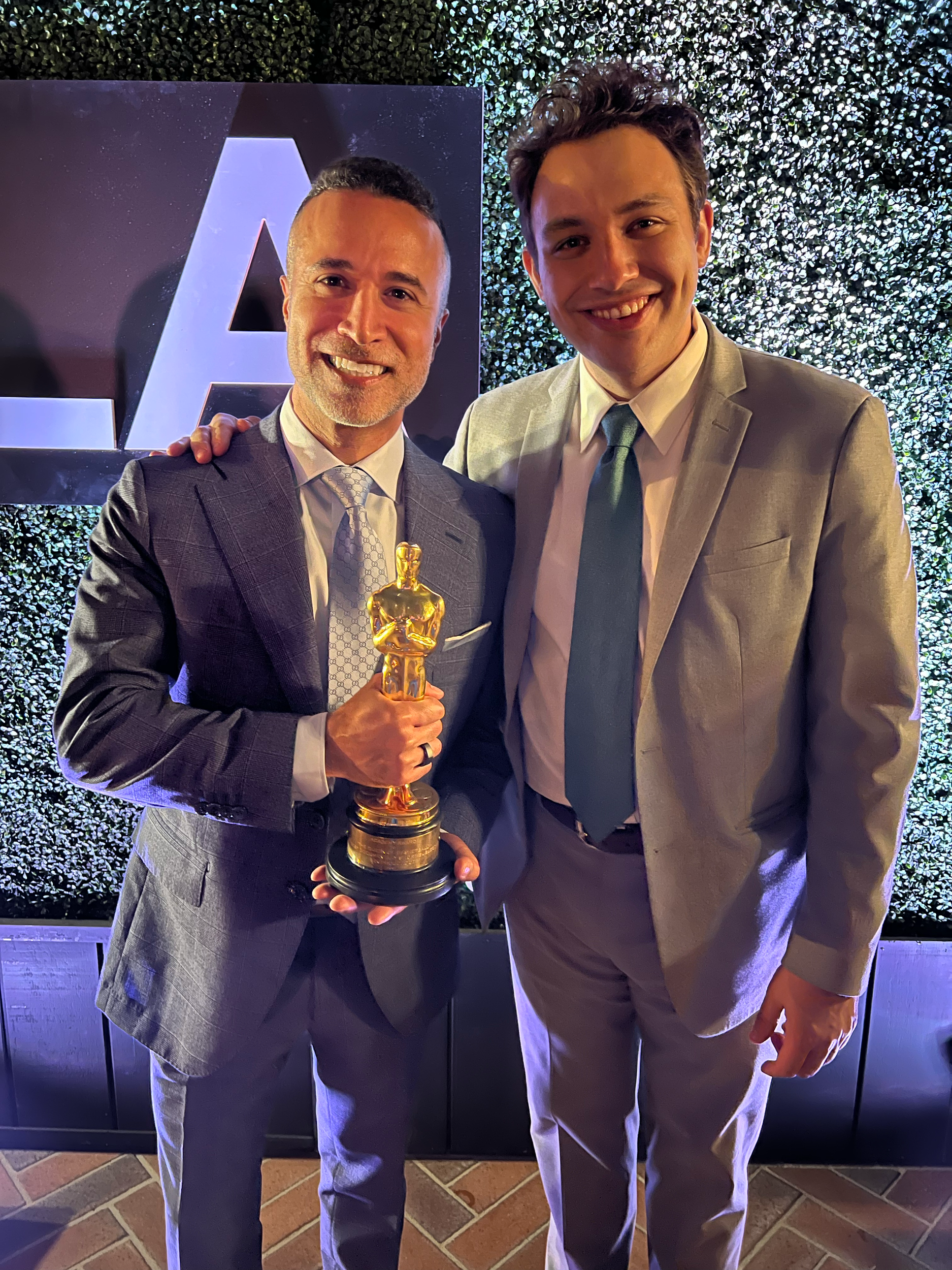 With Ben Proudfoot, Oscar Award Winner for Queen of Basketball 