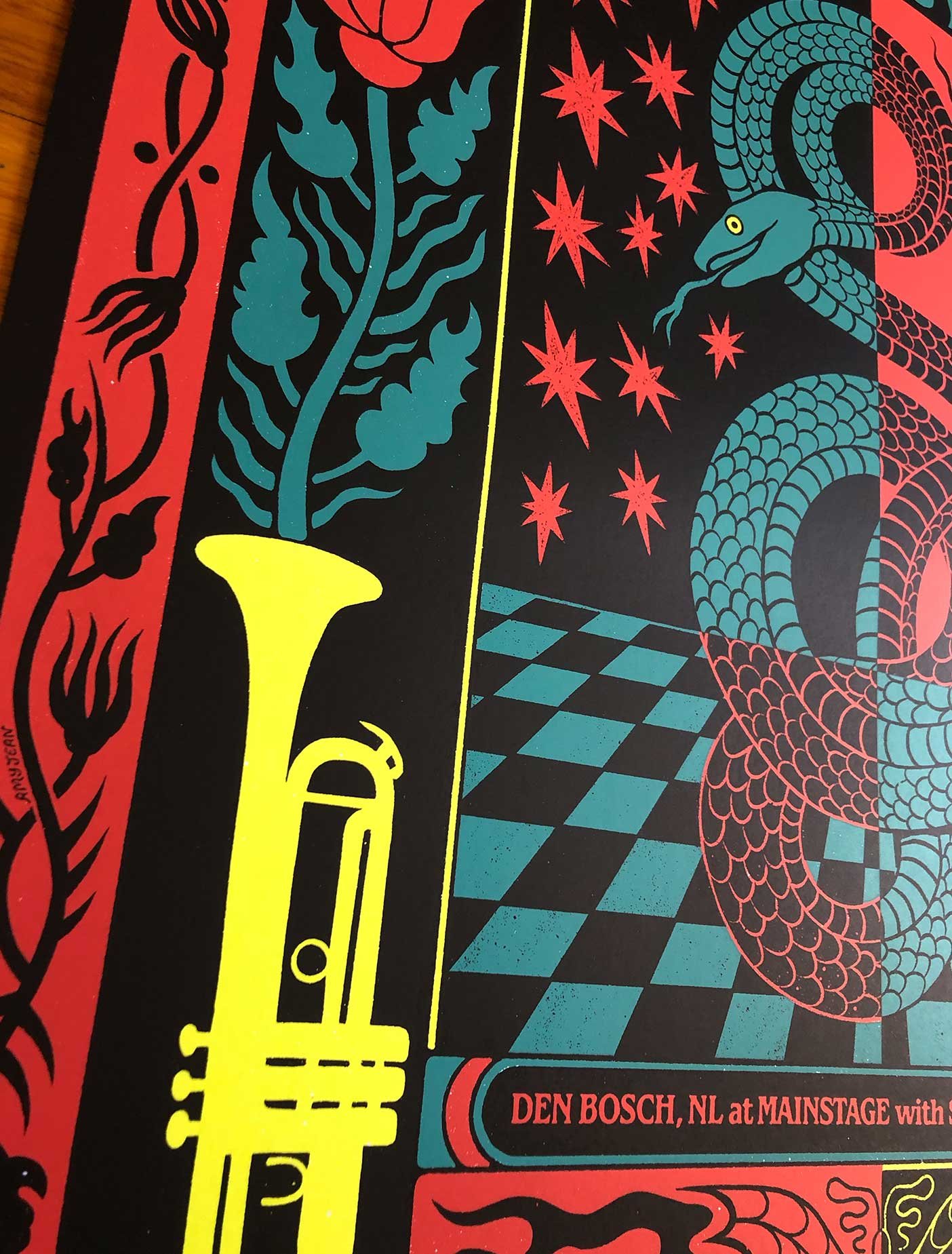 KGLW official poster for Den Bosch 2025 at Mainstage by Amy Jean Art