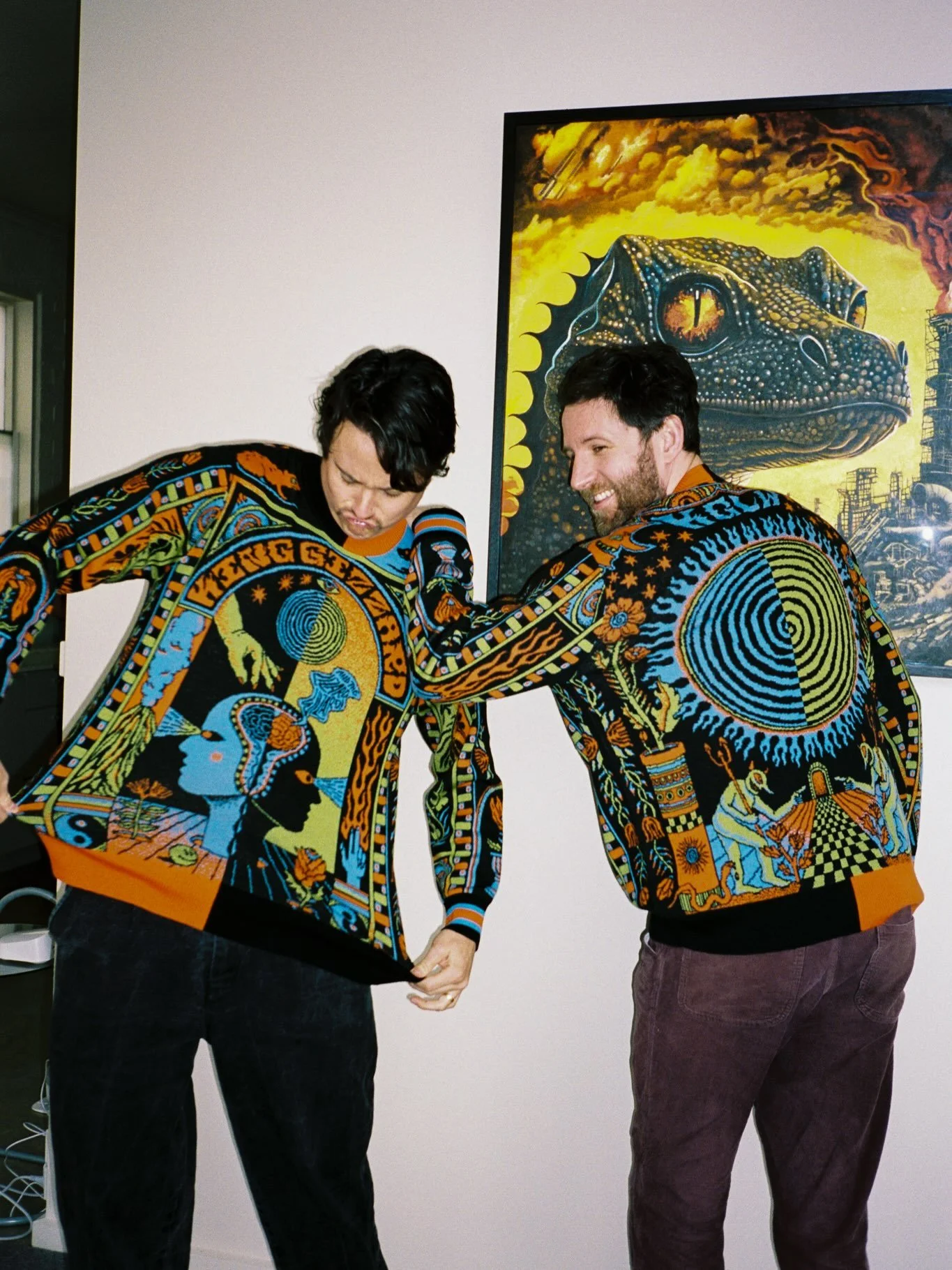 KGLW x WAH WAH x AMY JEAN!
Kaylene from @wah_wah_australia translated these designs to knit so perfectly. I&rsquo;m really excited for you all to see this jumper, and to FEEL it. They are so soft and cosy. 🐑 🫂

@kinggizzard are donating all their r