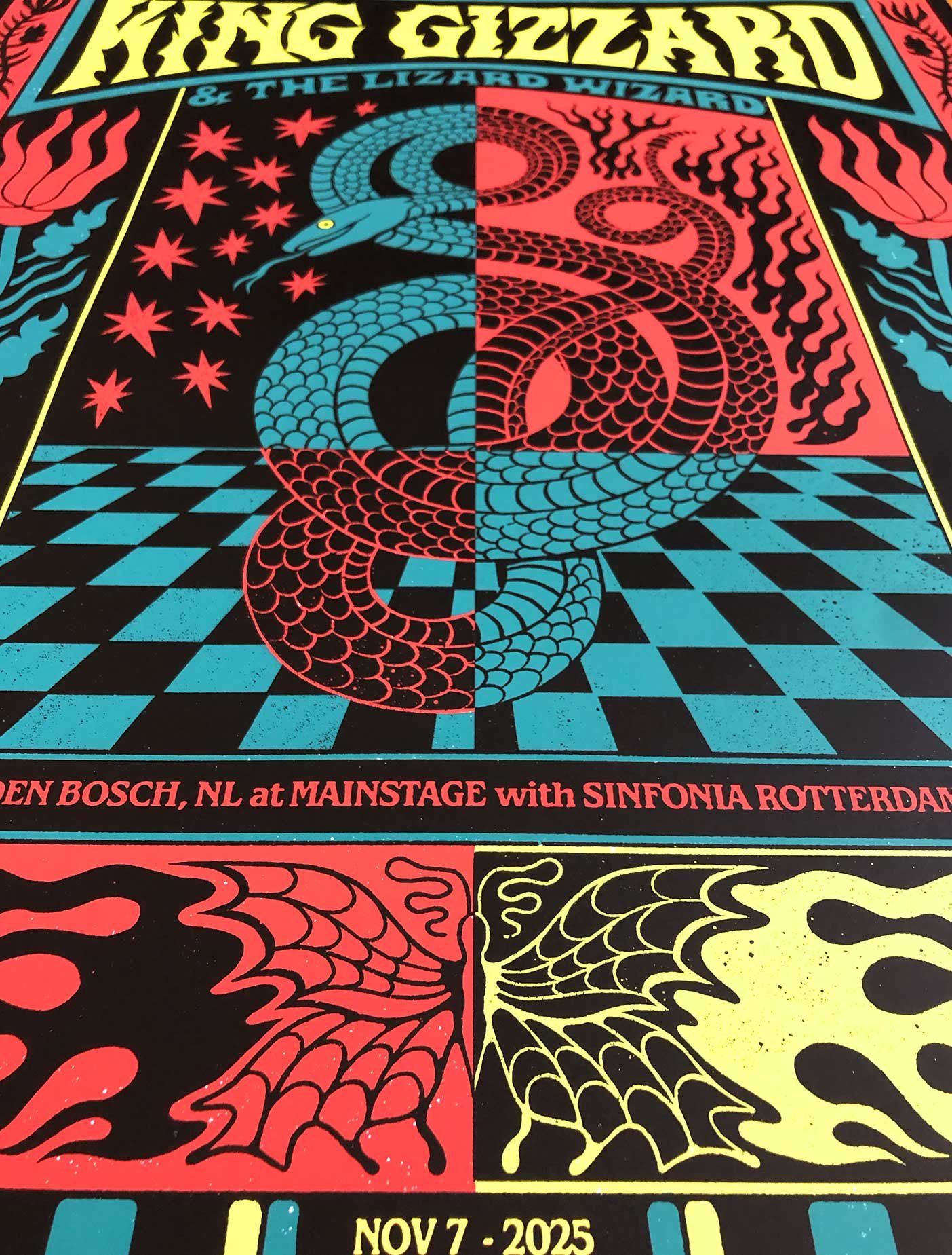 KGLW official poster for Den Bosch 2025 at Mainstage by Amy Jean Art