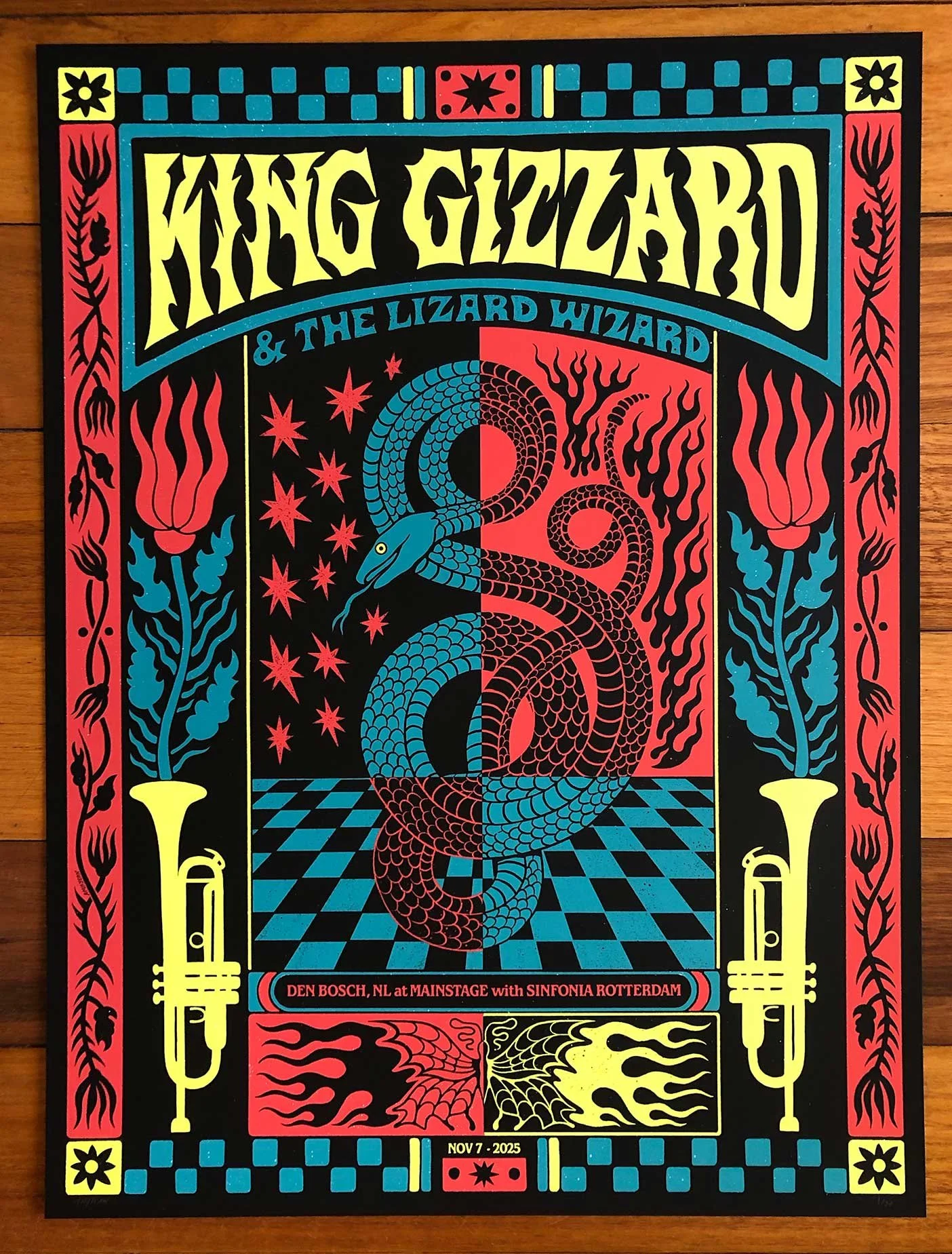 KGLW official poster for Den Bosch 2025 at Mainstage by Amy Jean Art