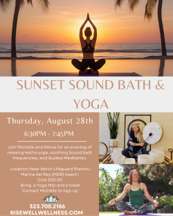 Sunset Yoga and Sound Bath on the Beach