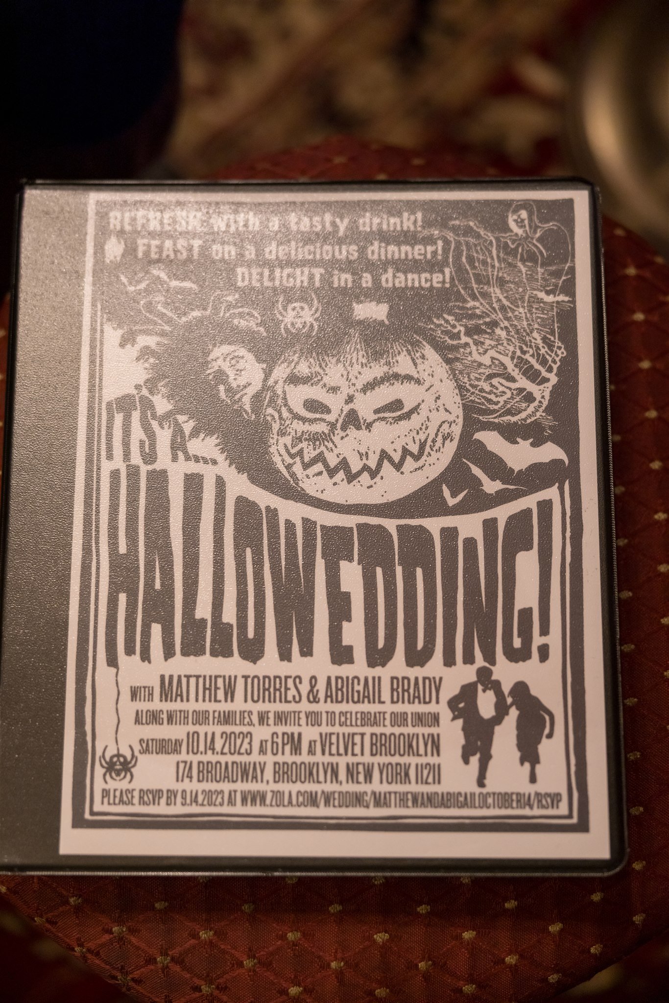 Halloween wedding in Brooklyn, NY | BLB Events | Wedding Planner 