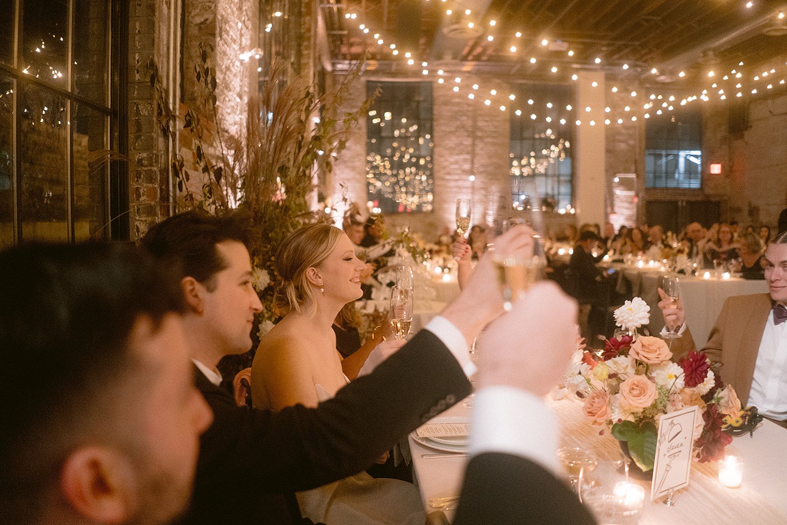 Fall wedding in Bushwick, NY | BLB Events | Trendy Industrial Wedding | Wedding Planner 