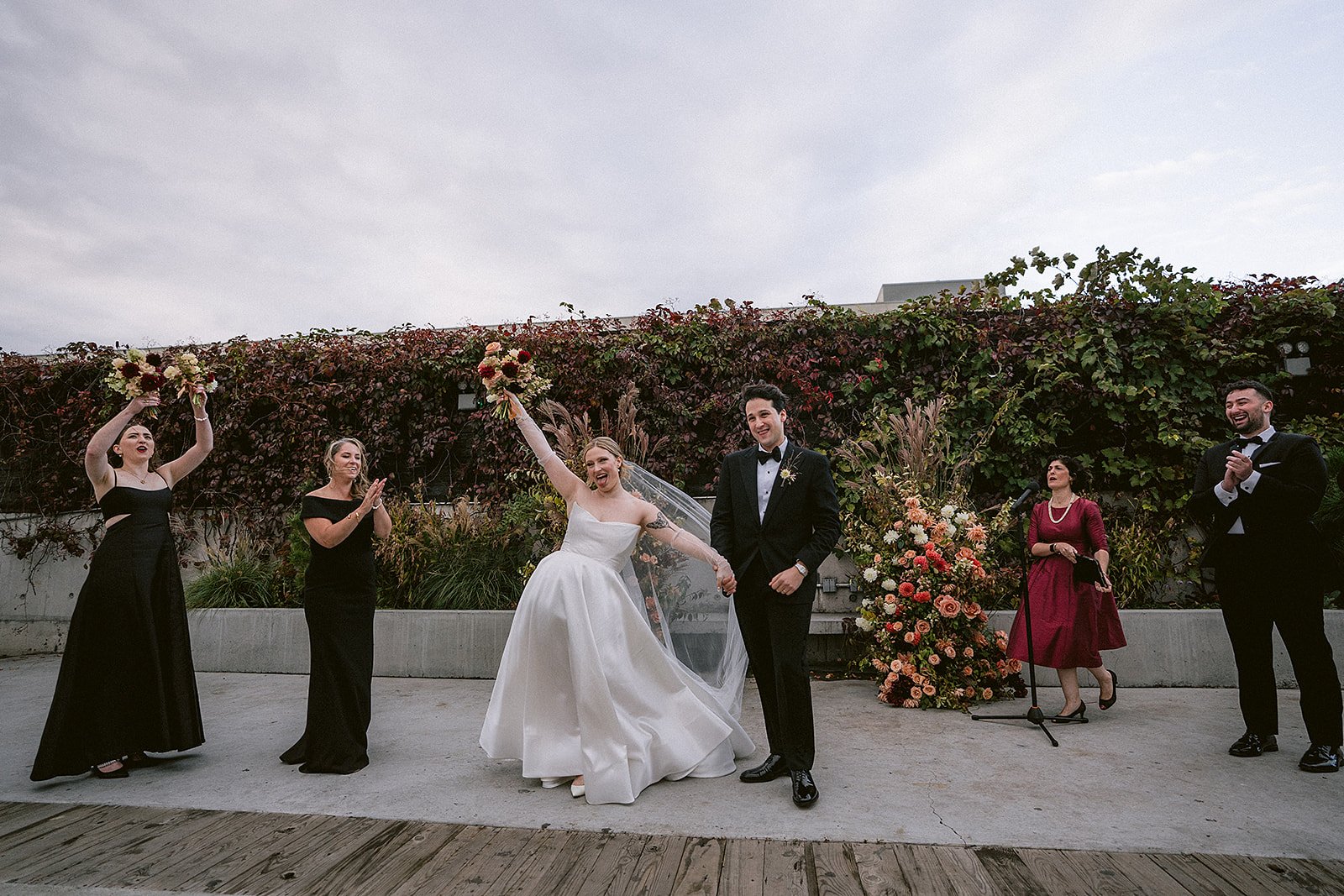 Fall wedding in Bushwick, NY | BLB Events | Trendy Industrial Wedding | Wedding Planner 