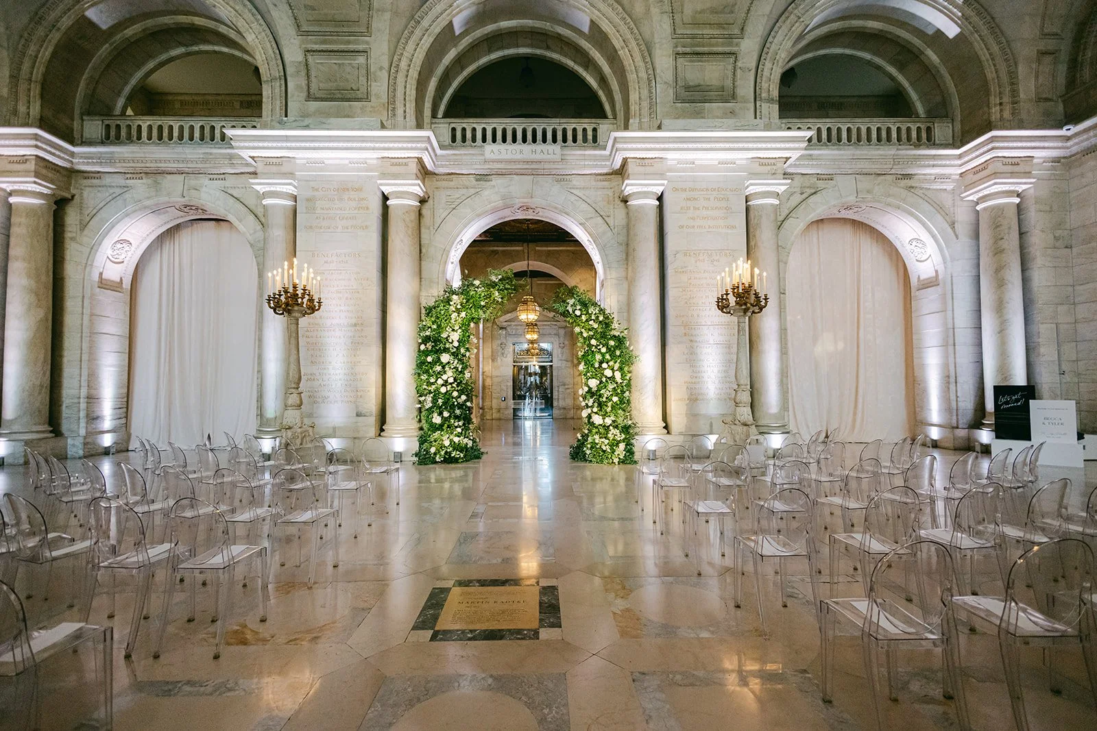 BLB Events NYC Wedding Planner_NYPL Wedding_Laura Foote Photography_Becca &amp; Tyler's Timeless New York Public Library Wedding