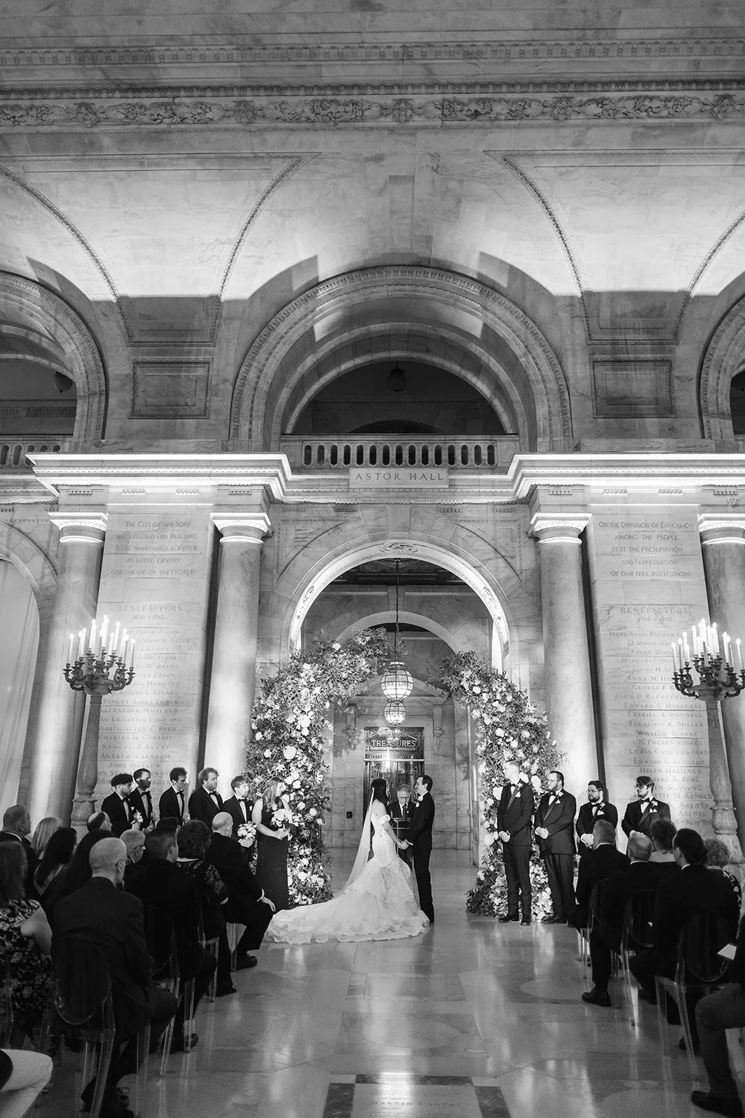 BLB Events NYC Wedding Planner_NYPL Wedding_Laura Foote Photography_Becca &amp; Tyler's Timeless New York Public Library Wedding