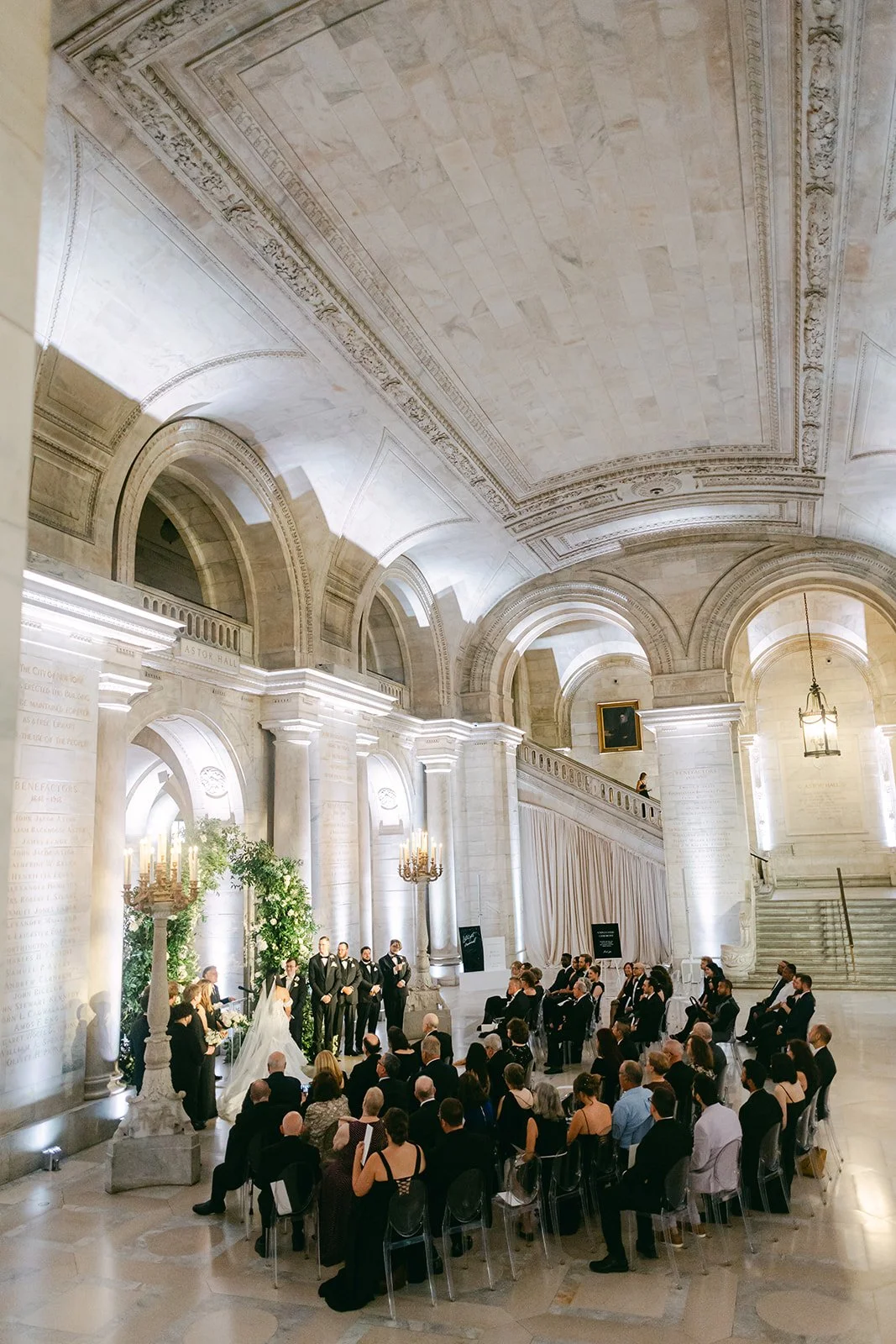 BLB Events NYC Wedding Planner_NYPL Wedding_Laura Foote Photography_Becca &amp; Tyler's Timeless New York Public Library Wedding