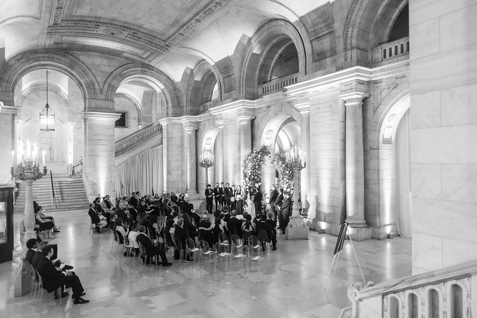 BLB Events NYC Wedding Planner_NYPL Wedding_Laura Foote Photography_Becca &amp; Tyler's Timeless New York Public Library Wedding