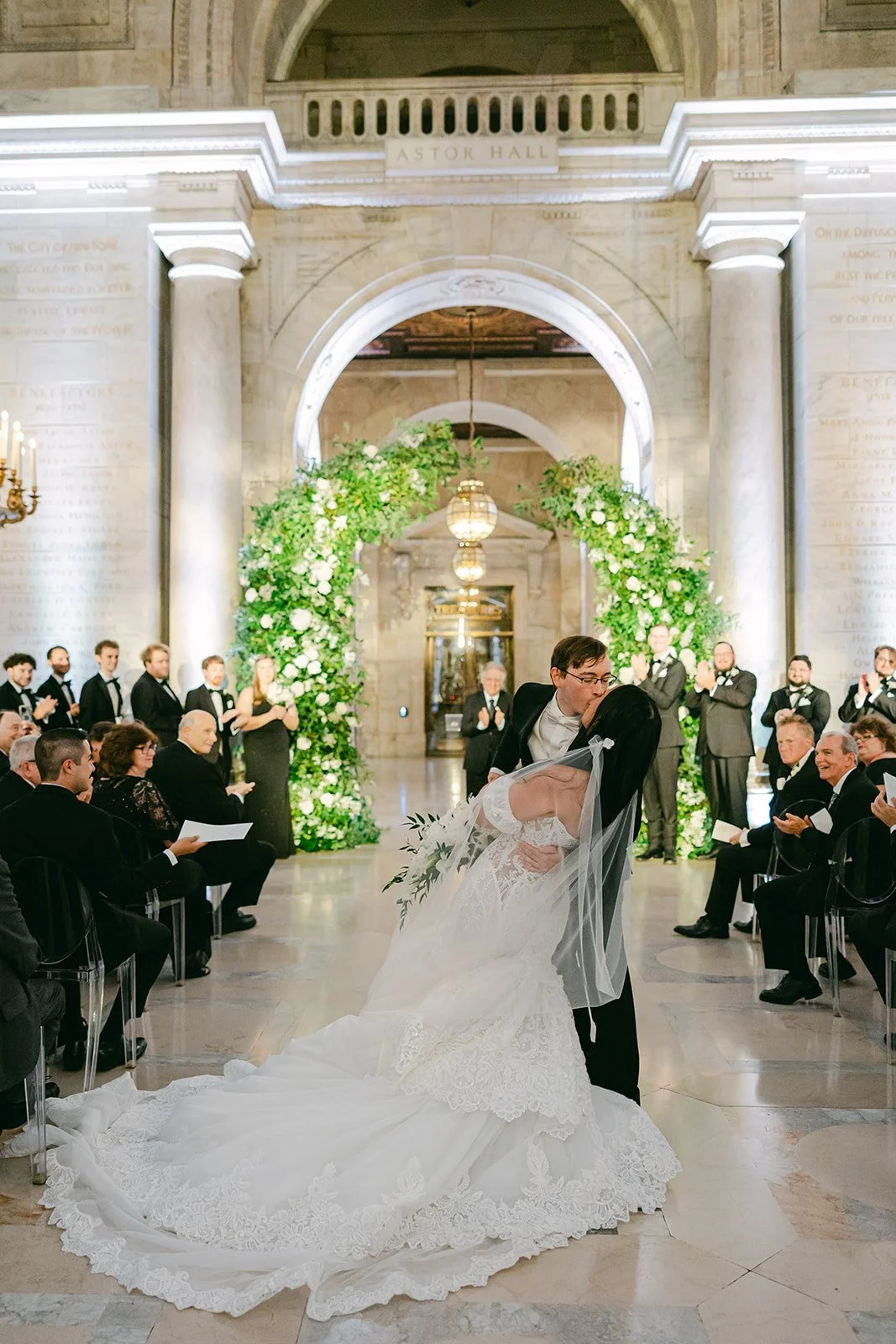 BLB Events NYC Wedding Planner_NYPL Wedding_Laura Foote Photography_Becca &amp; Tyler's Timeless New York Public Library Wedding