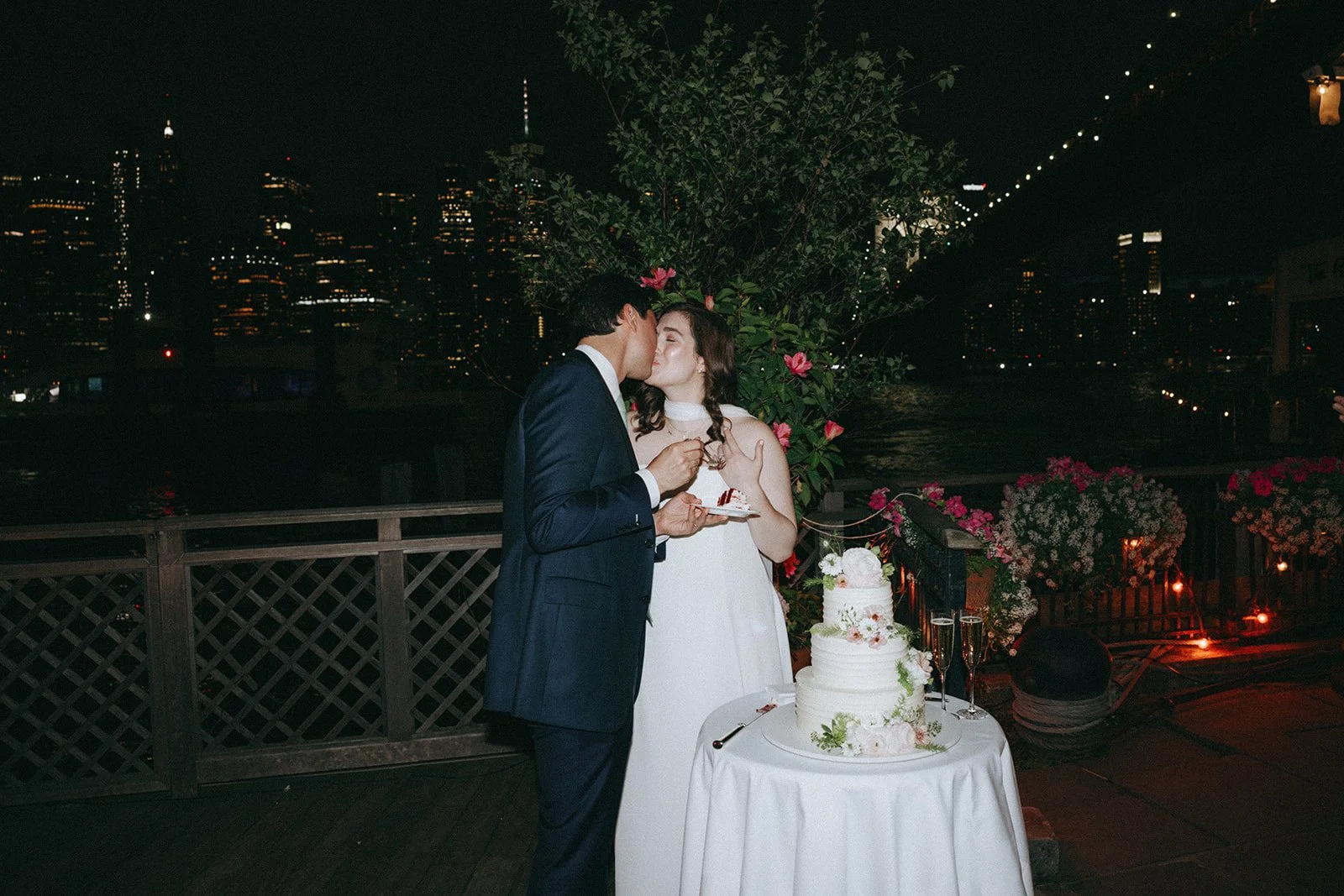 Intimate New York Wedding at The River Café in Brooklyn