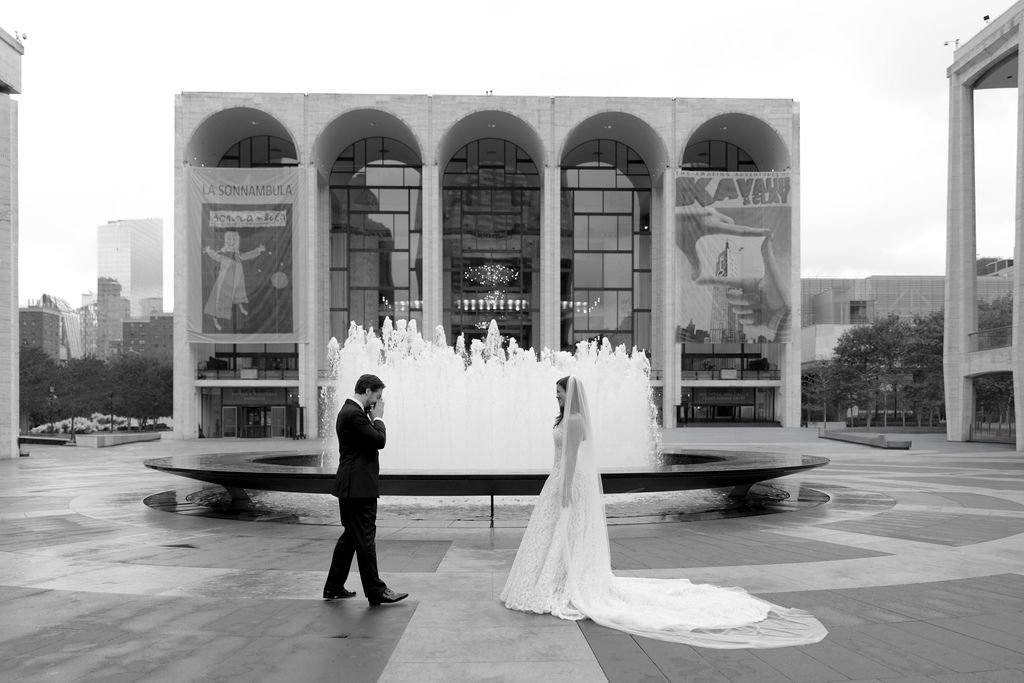 Modern Chic Wedding at Lincoln Center New York