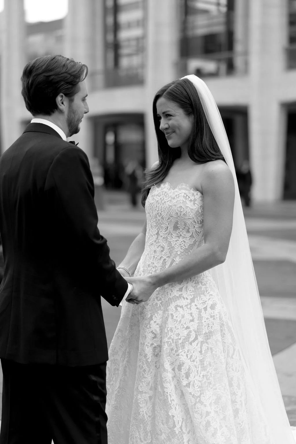 Modern October Wedding at Lincoln Center New York